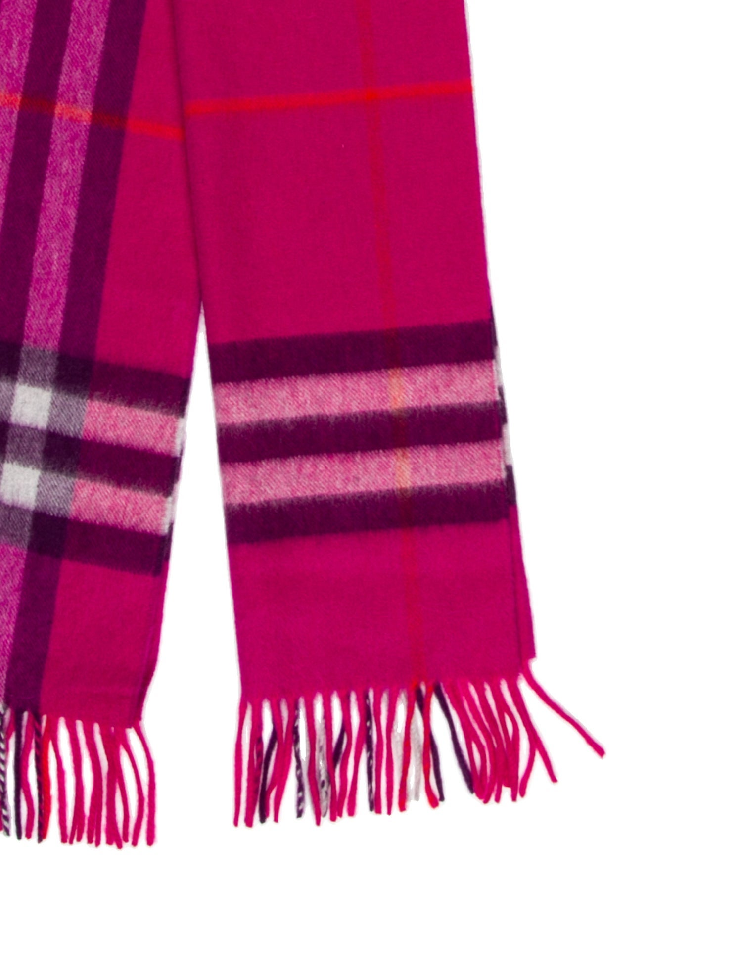 Burberry Cashmere House Check Pattern Scarf w/ Tags