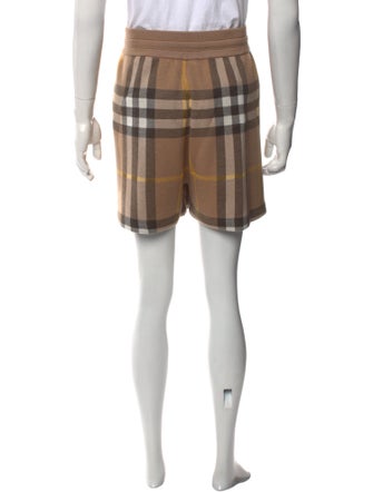 Burberry House Check Pattern Jogger Shorts