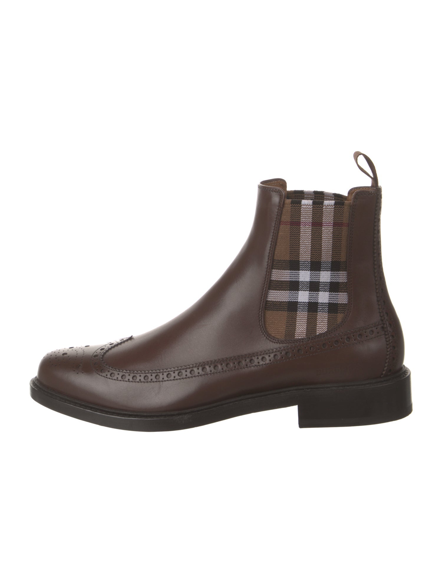 Burberry Leather Chelsea Boots