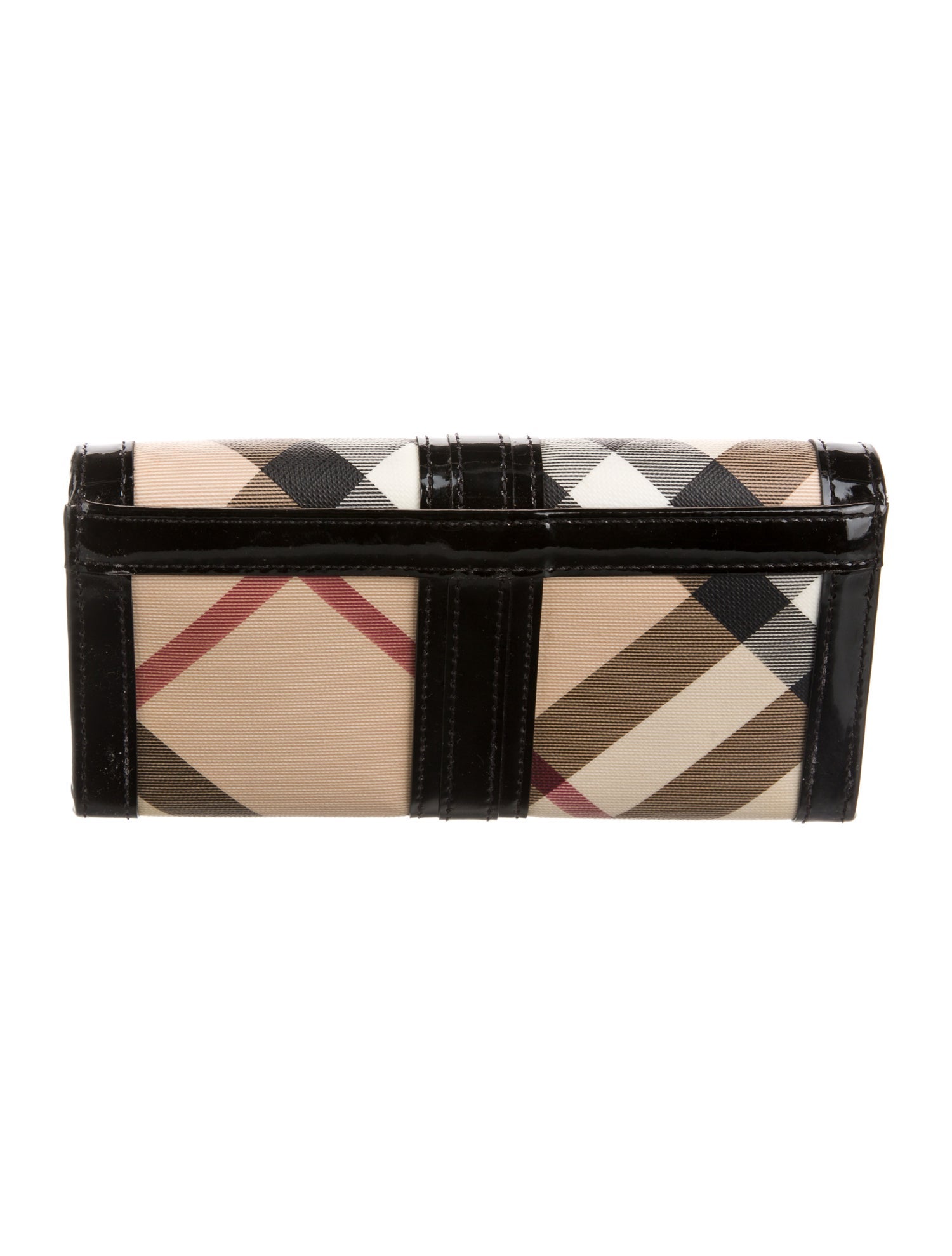 Burberry Exploded Check Pattern Continental Wallet