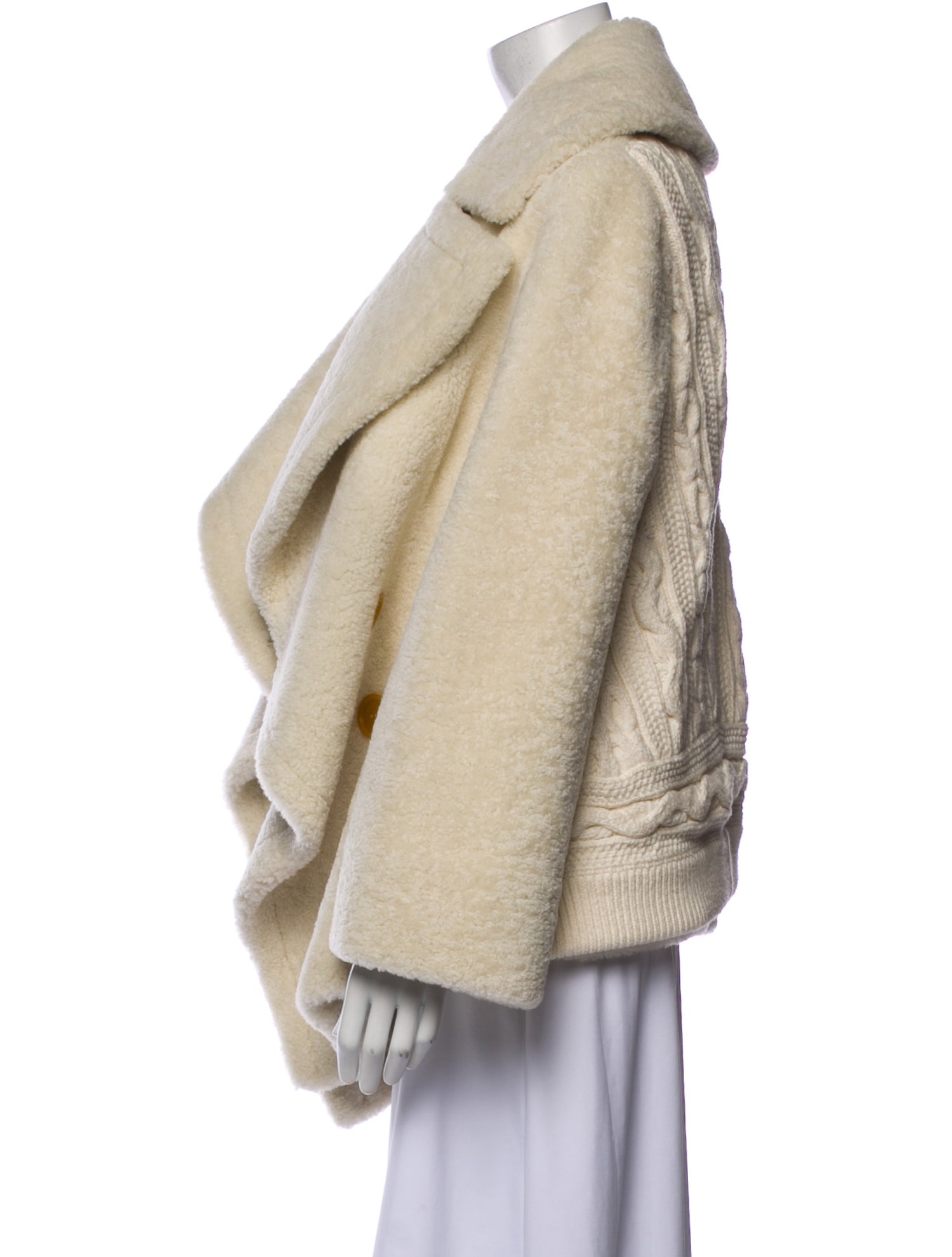 Burberry Shearling Fur Coat