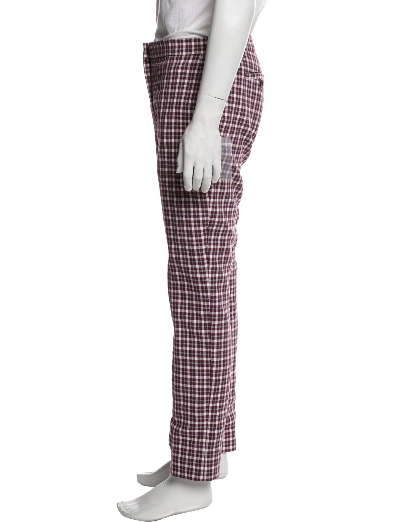 Burberry Abstract Check Pants w/ Tags