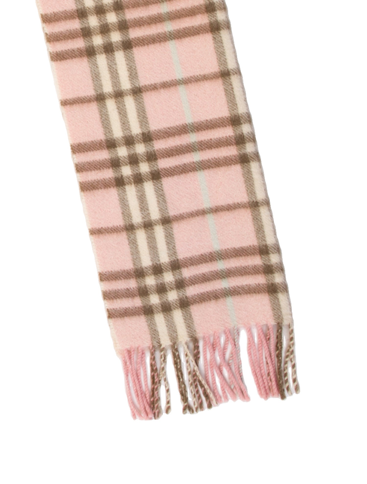 Burberry Cashmere House Check Pattern Scarf