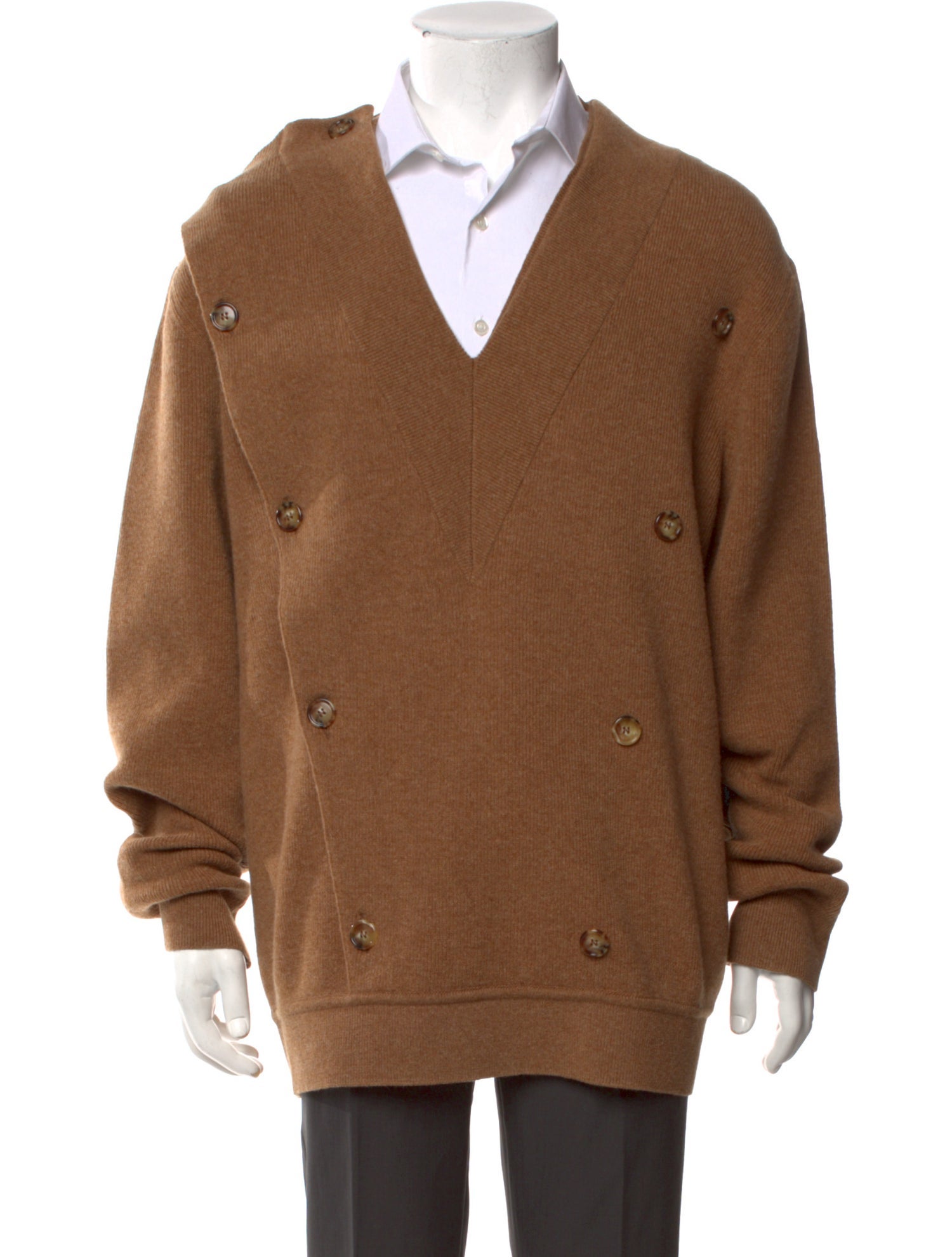 Burberry Wool V-Neck Cardigan w/ Tags