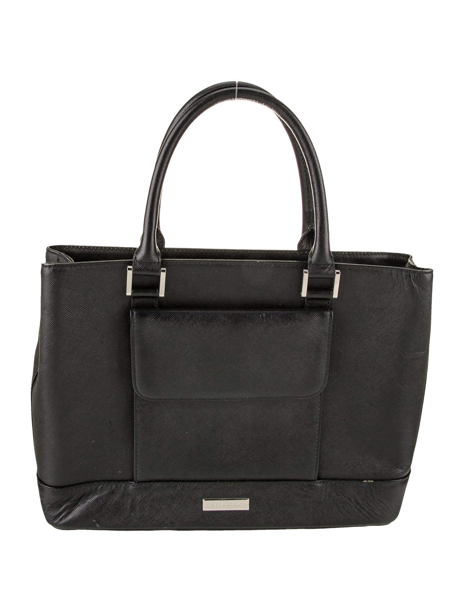 Burberry Leather Top Handle Bag Vintage