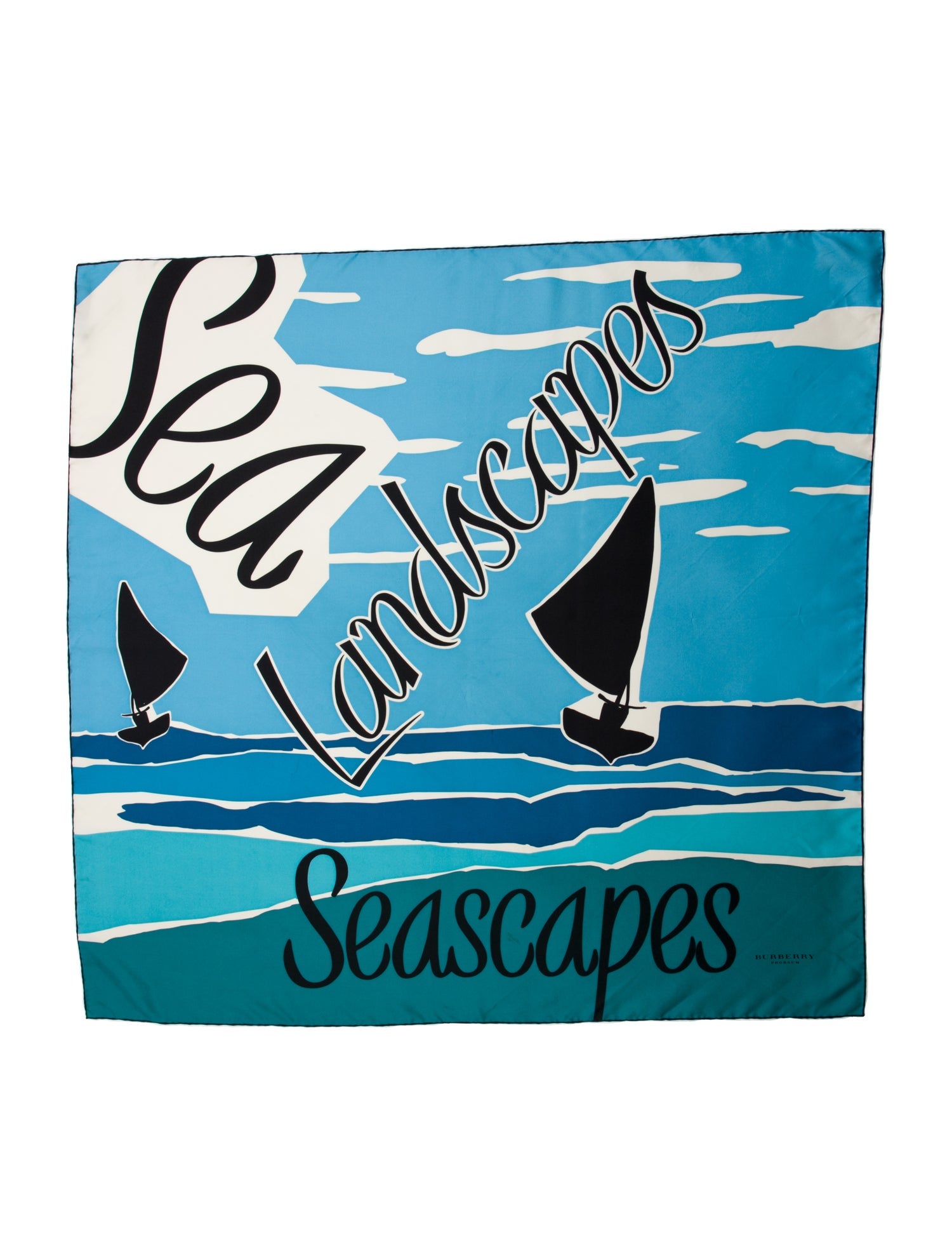 Burberry Prorsum Silk Printed Scarf