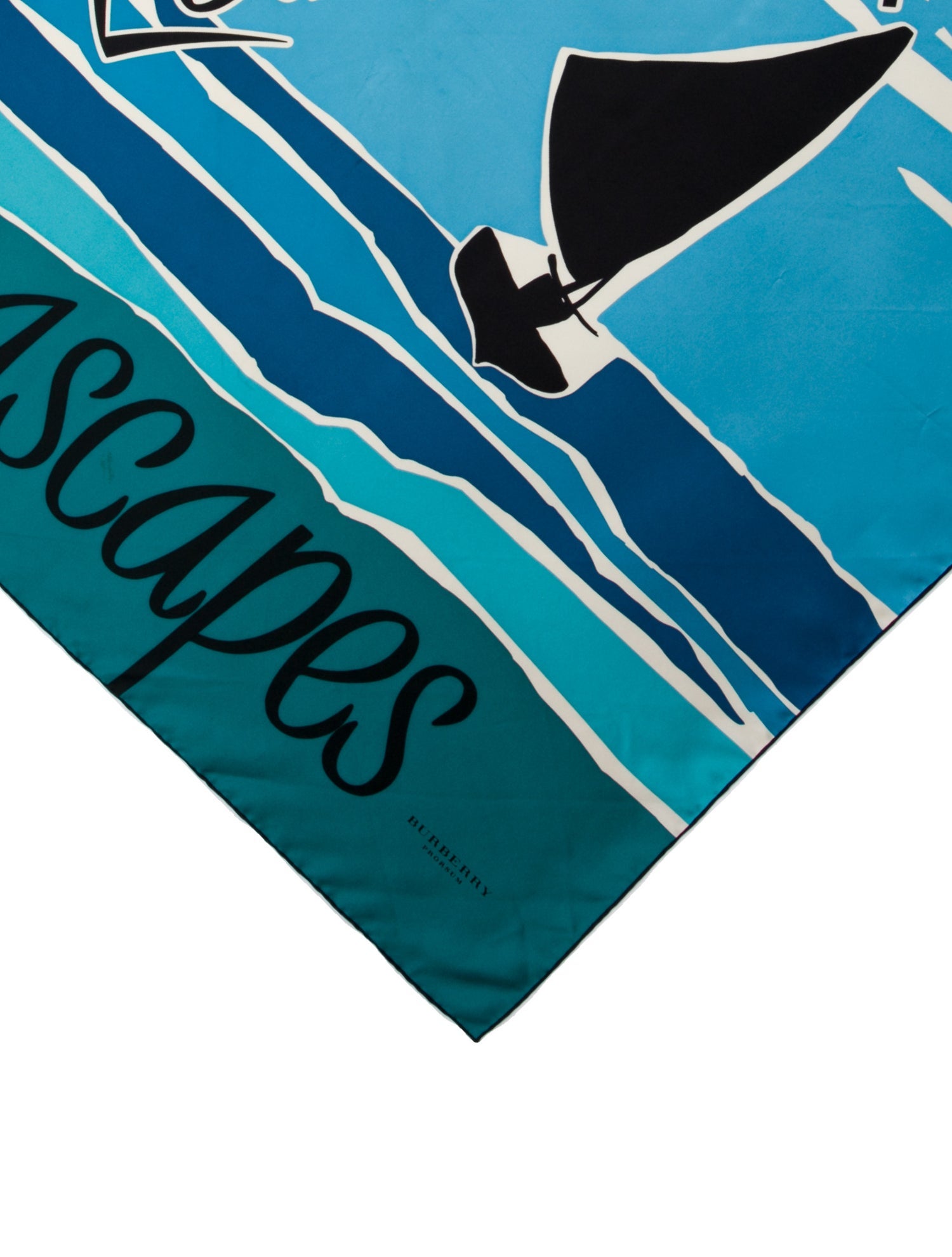 Burberry Prorsum Silk Printed Scarf