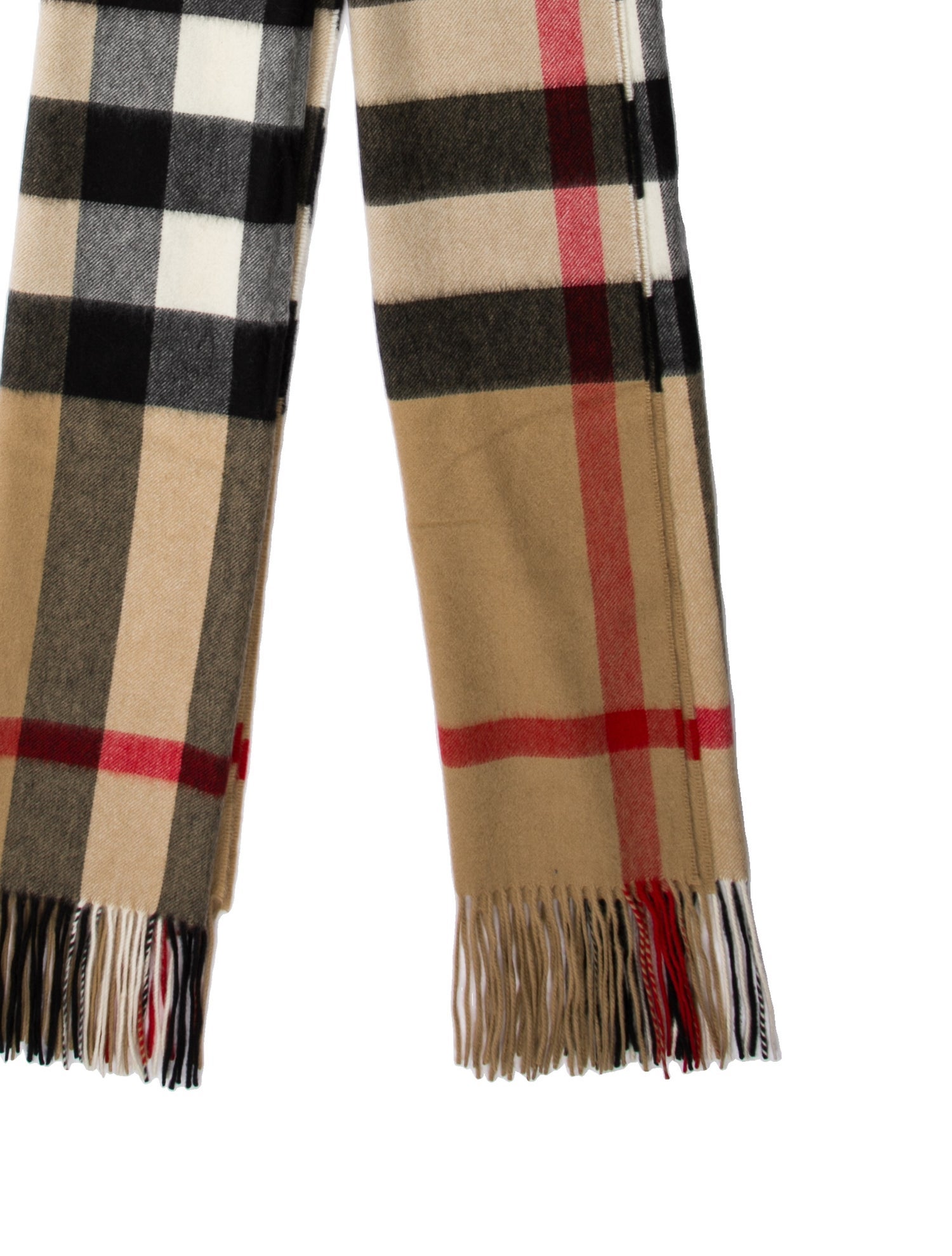 Burberry Cashmere House Check Pattern Shawl w/ Tags