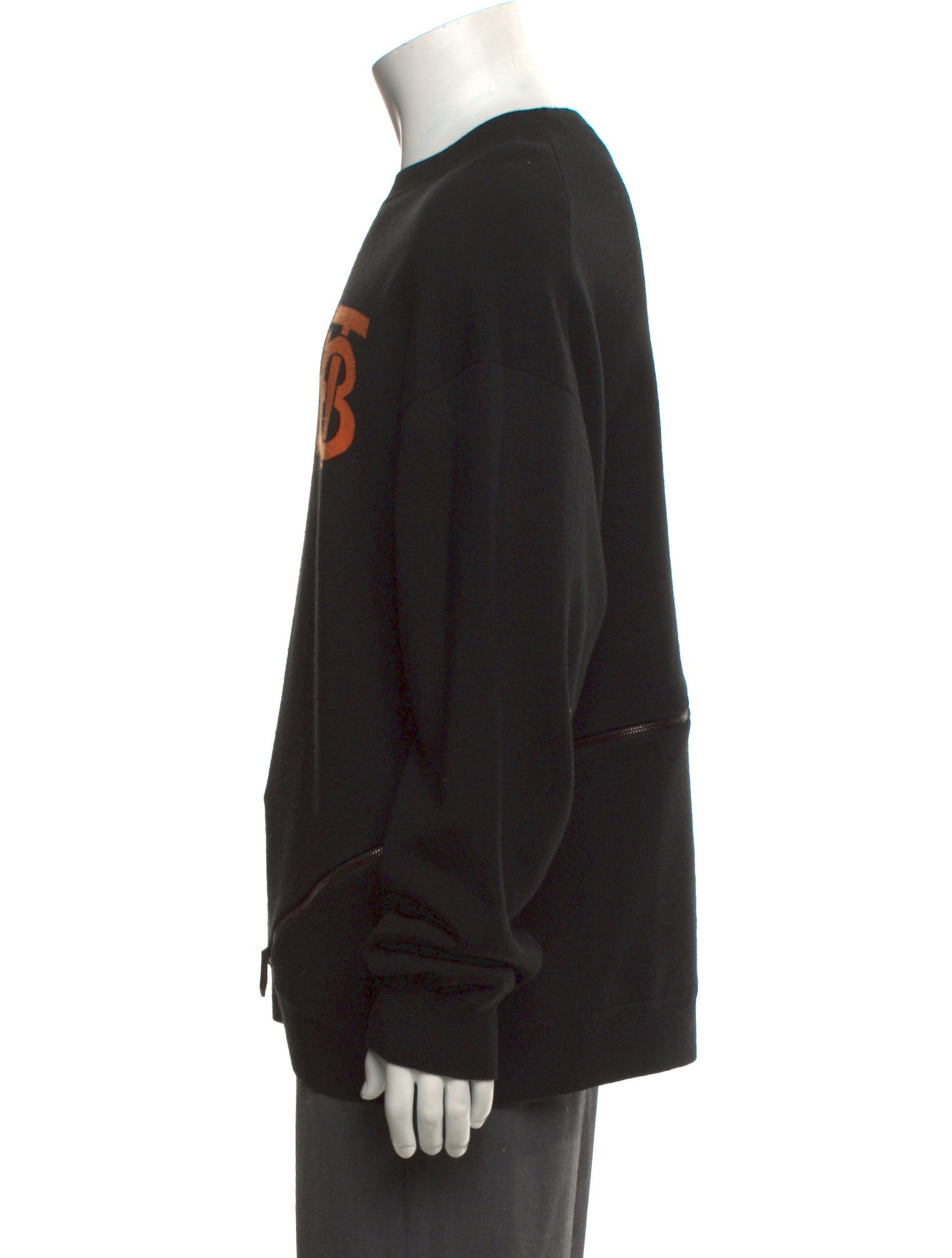 Burberry Merino Wool Graphic Print Pullover