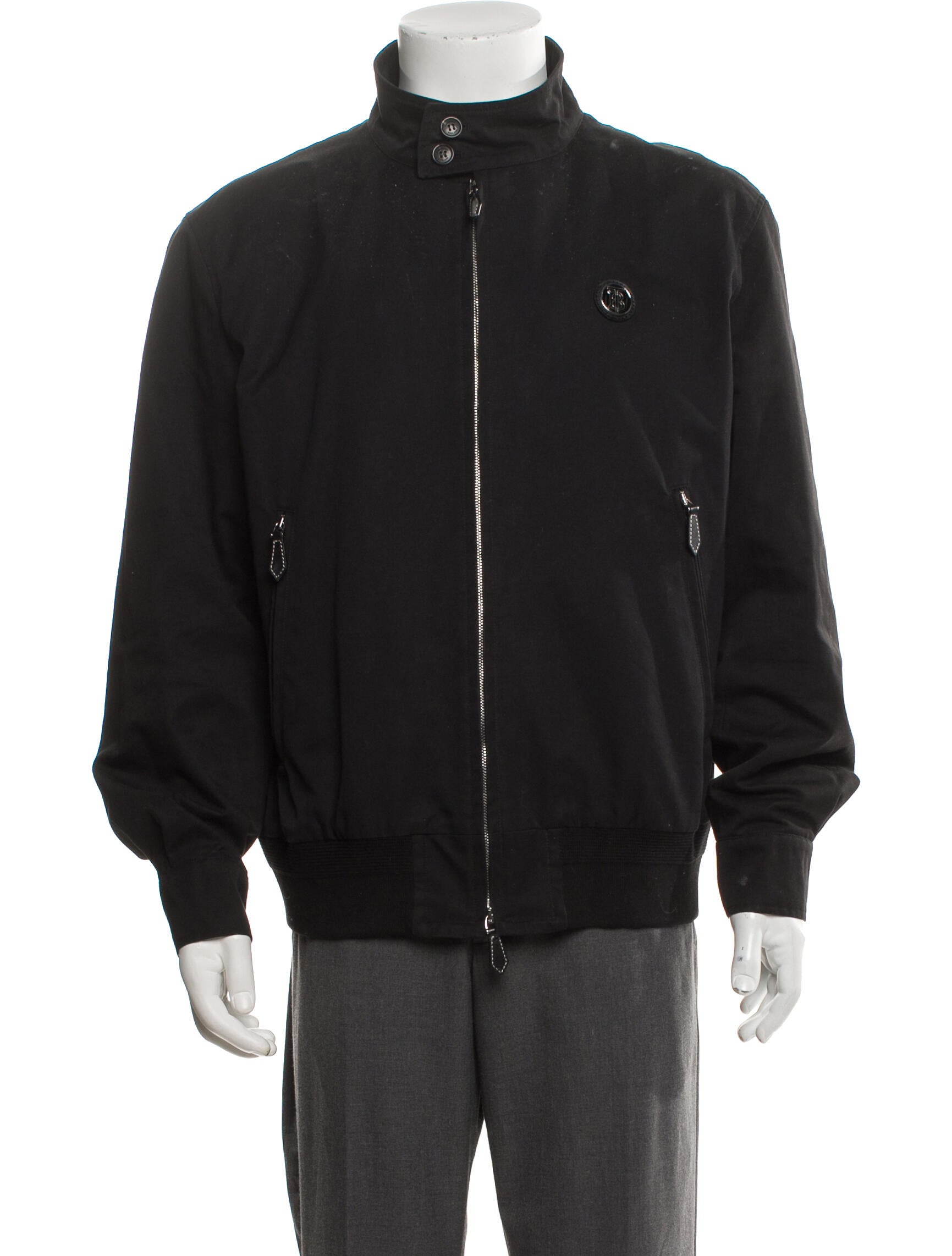 Burberry Nova Check Pattern Moto Jacket