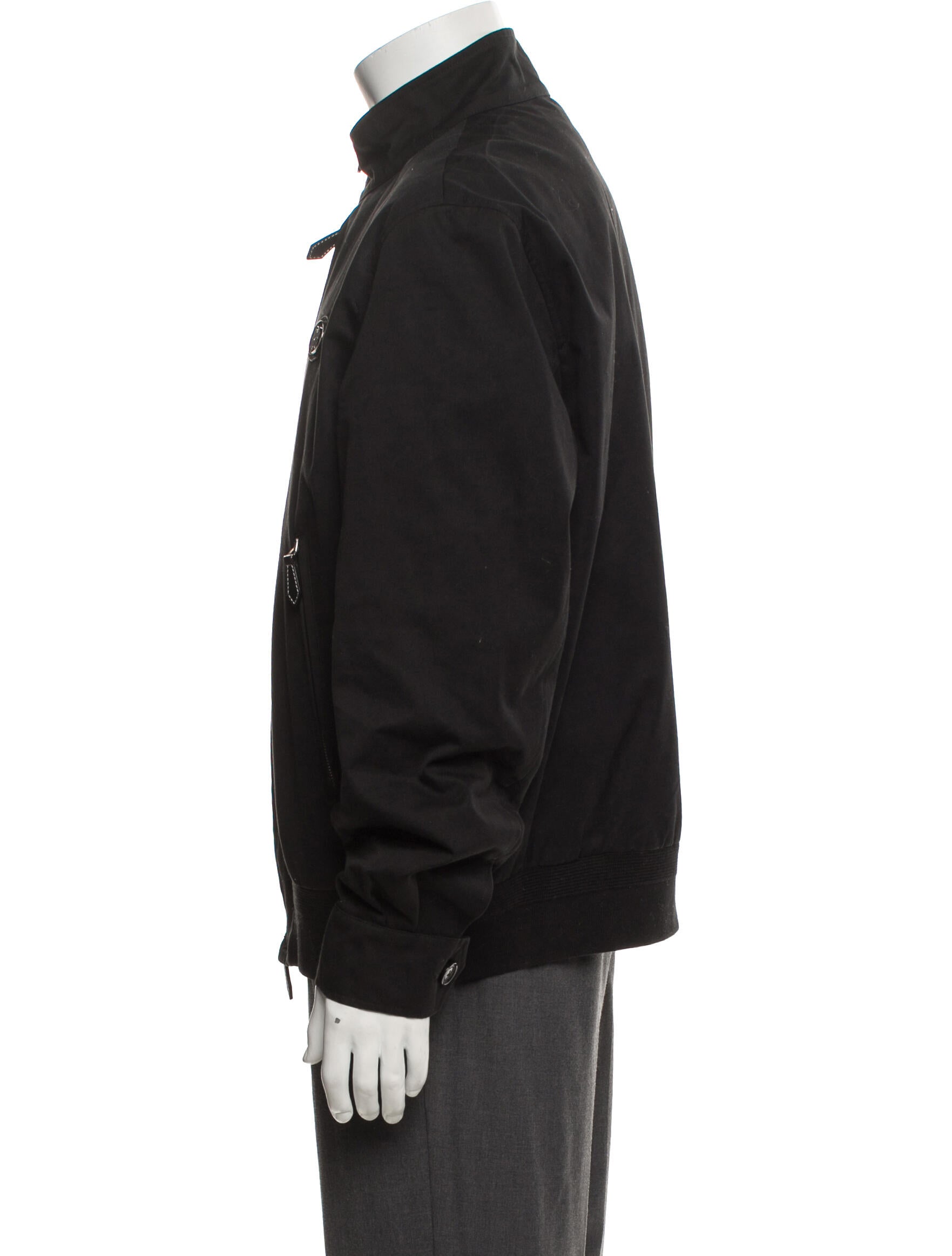 Burberry Nova Check Pattern Moto Jacket