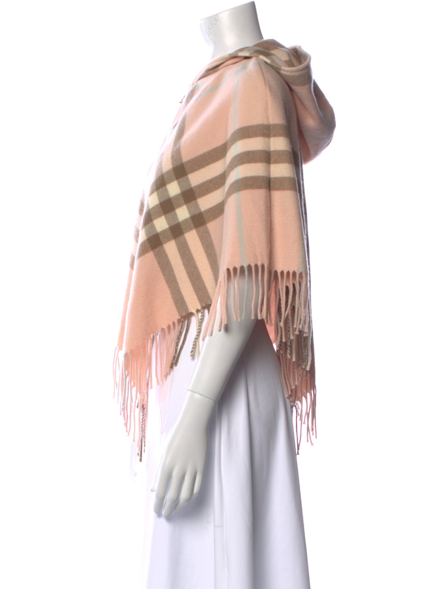 Burberry London Merino Wool Plaid Print Sweater