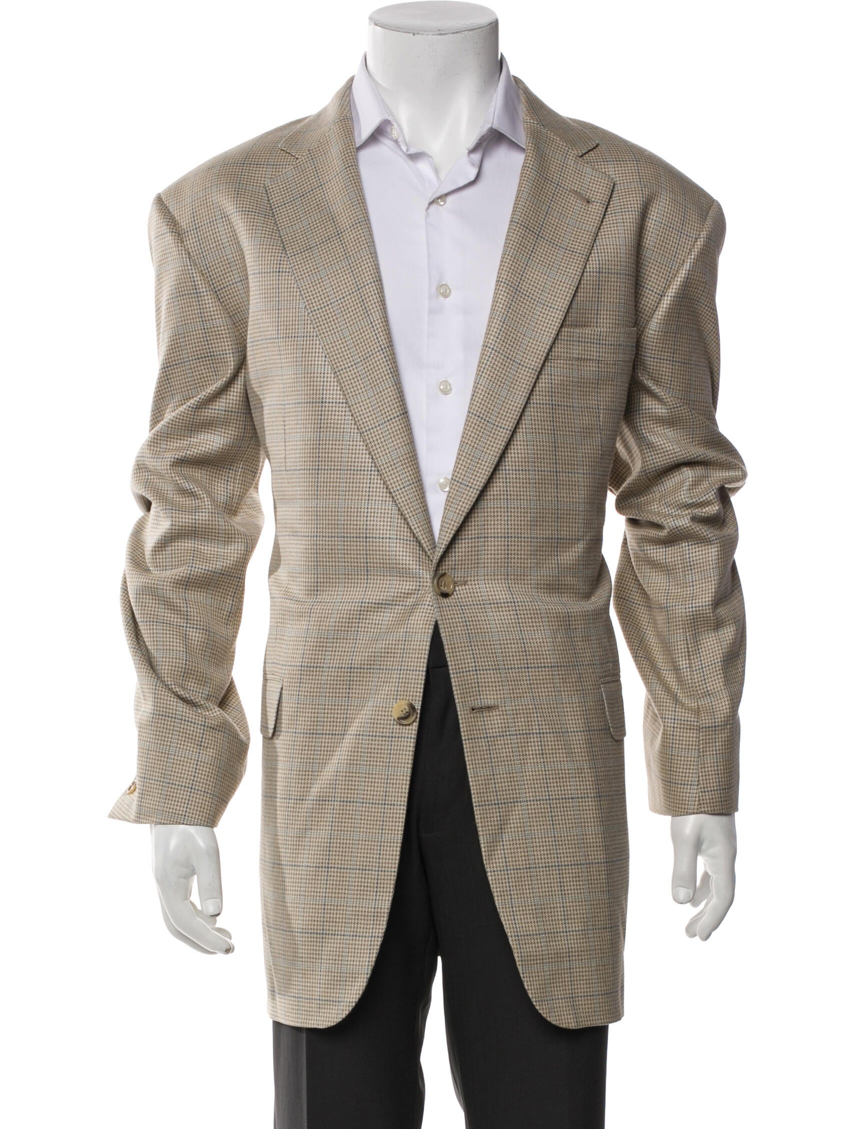 Burberry Wool Patterned Blazer