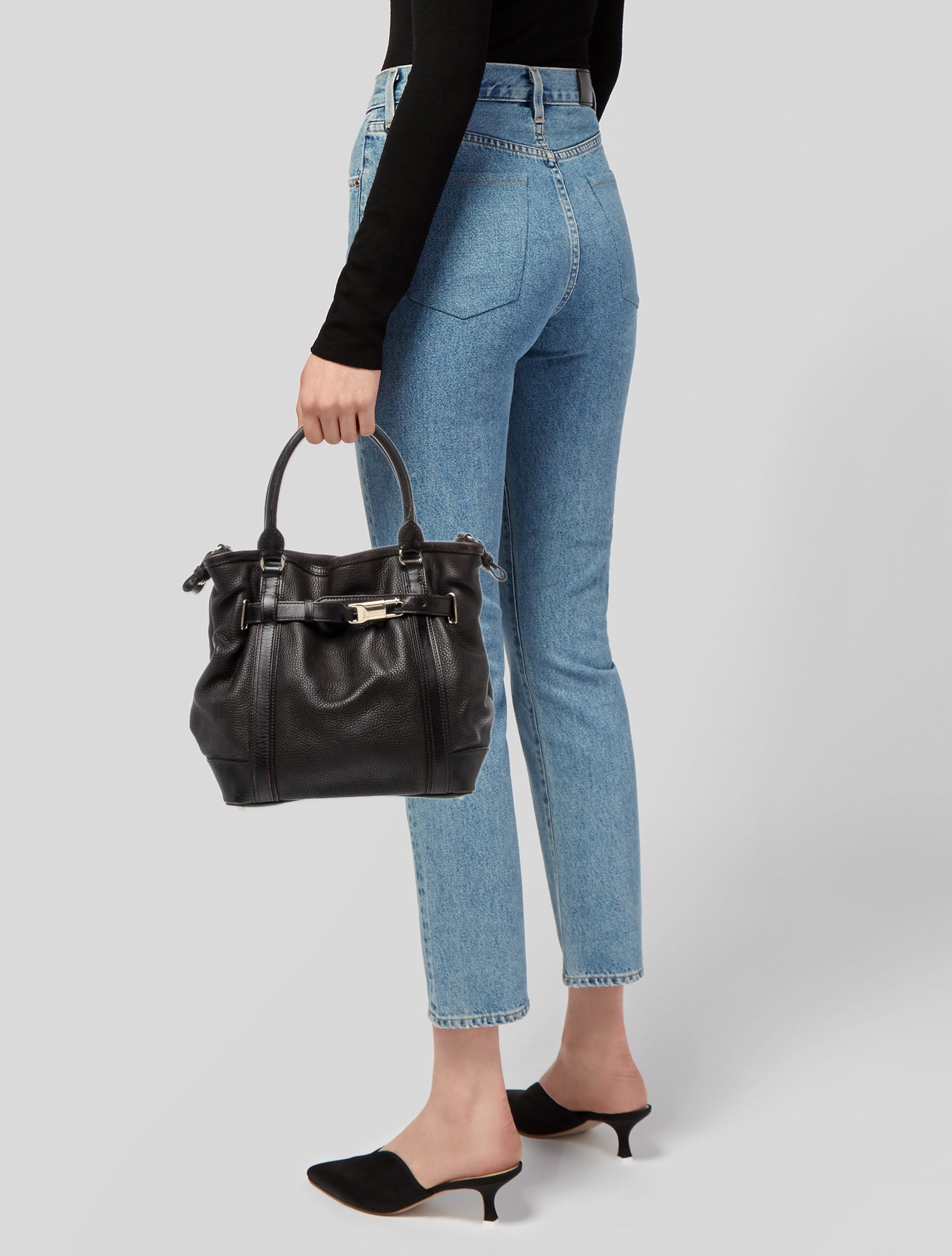 Burberry House Check Top Handle Bag