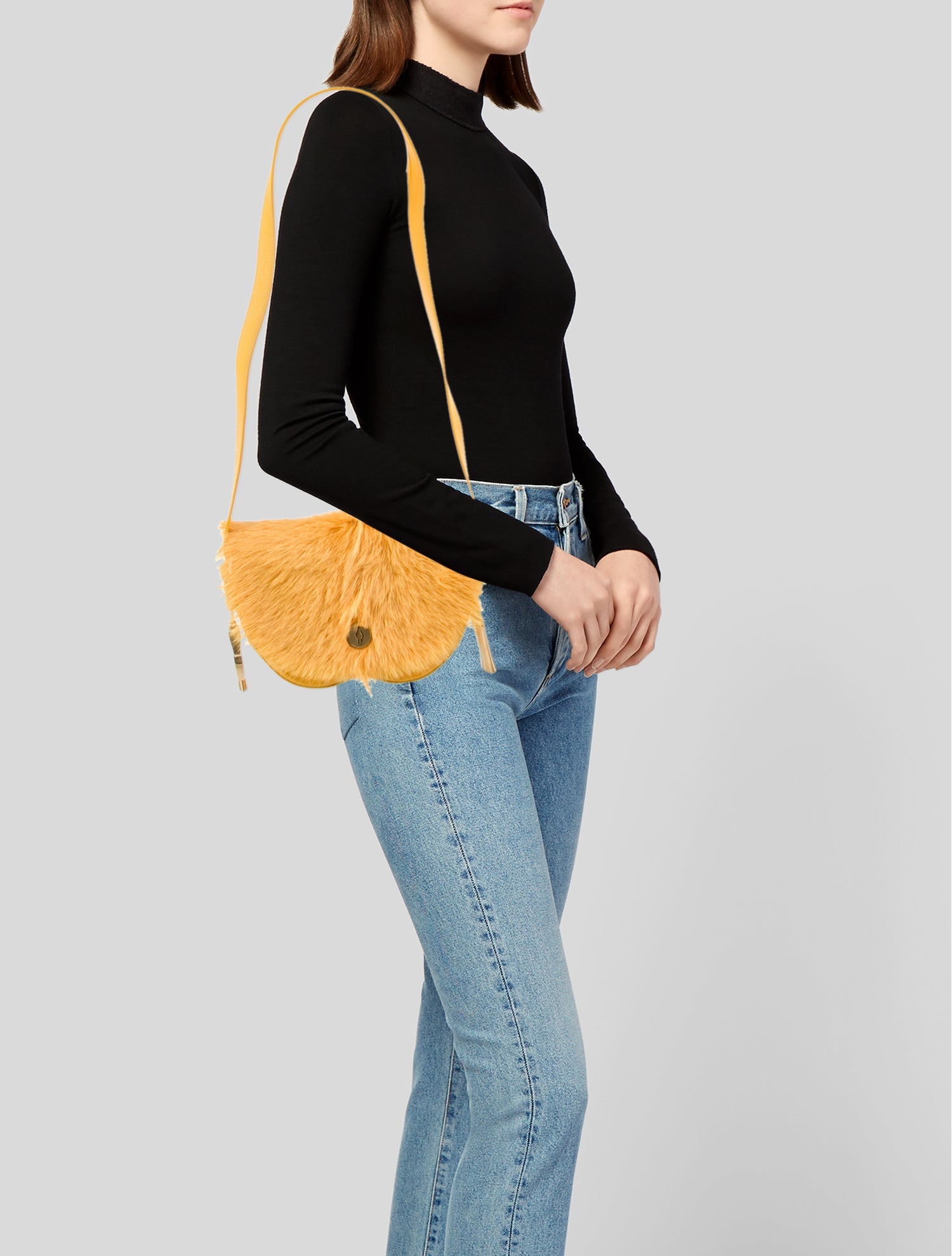 Burberry Fur Crossbody Bag