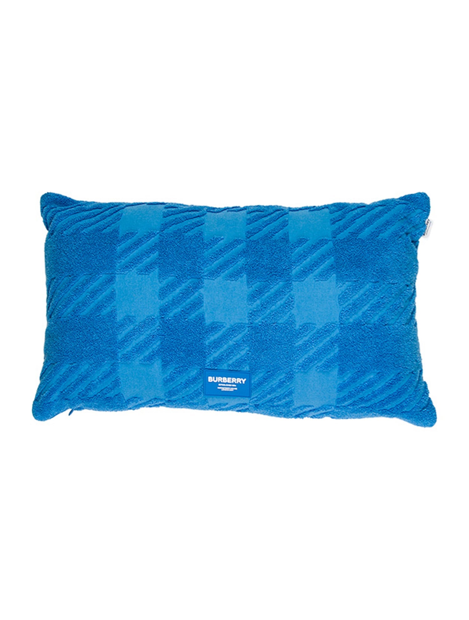 Burberry Jacquard Check Terry Cloth Cushion w/ Tags