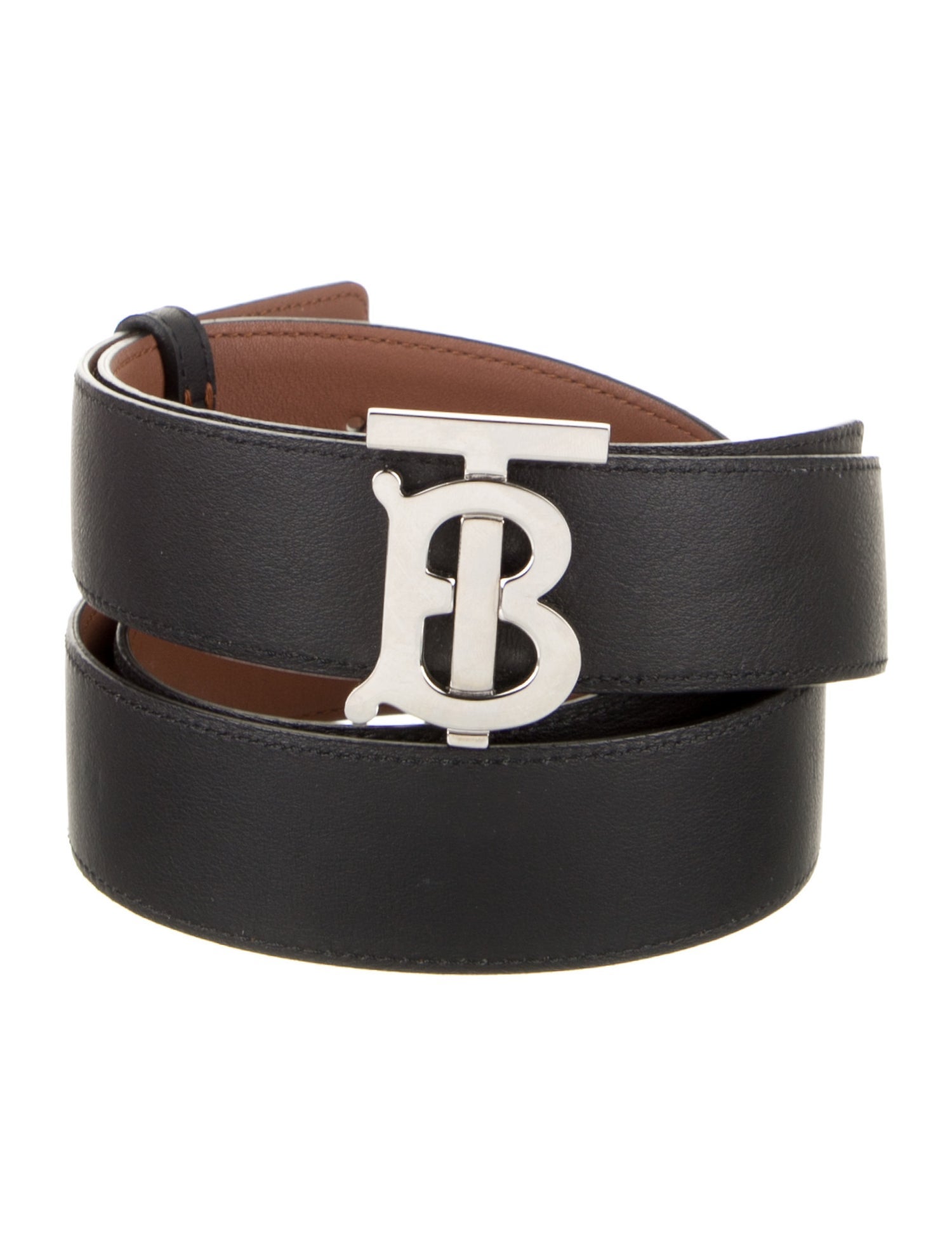 Burberry TB Monogram Leather Belt Kit