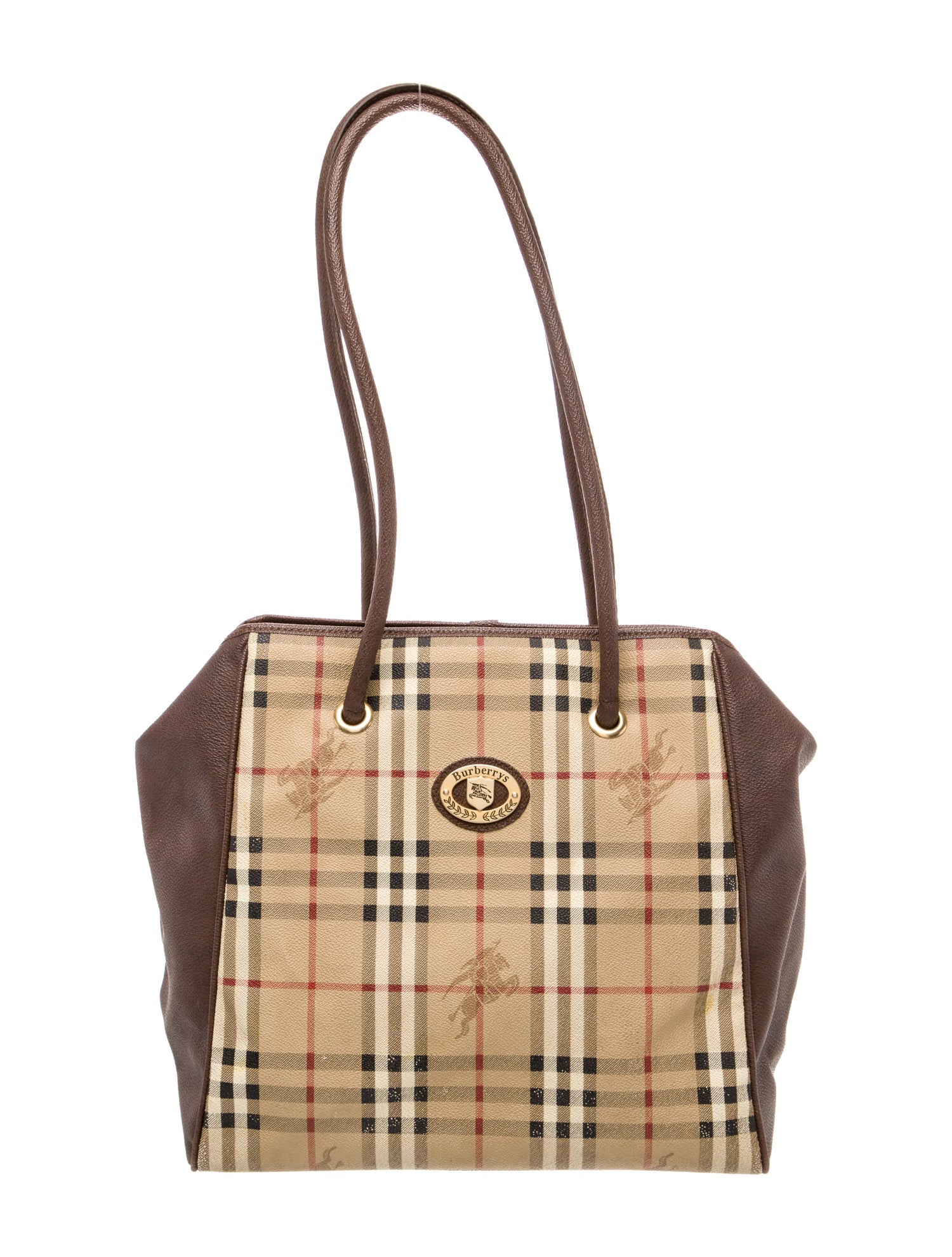 Burberry's Haymarket Check Tote Vintage