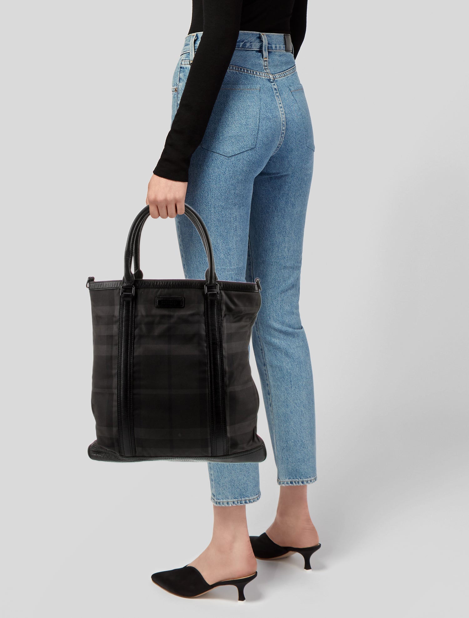 Burberry Smoked Check Tote