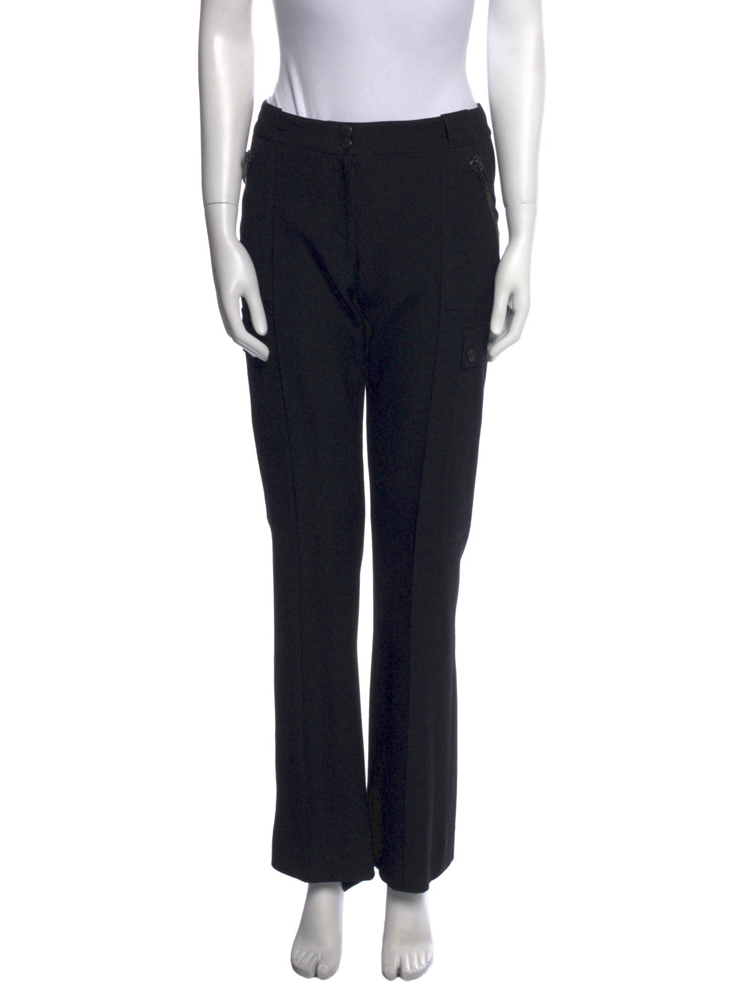 Burberry Wool Straight Leg Pants