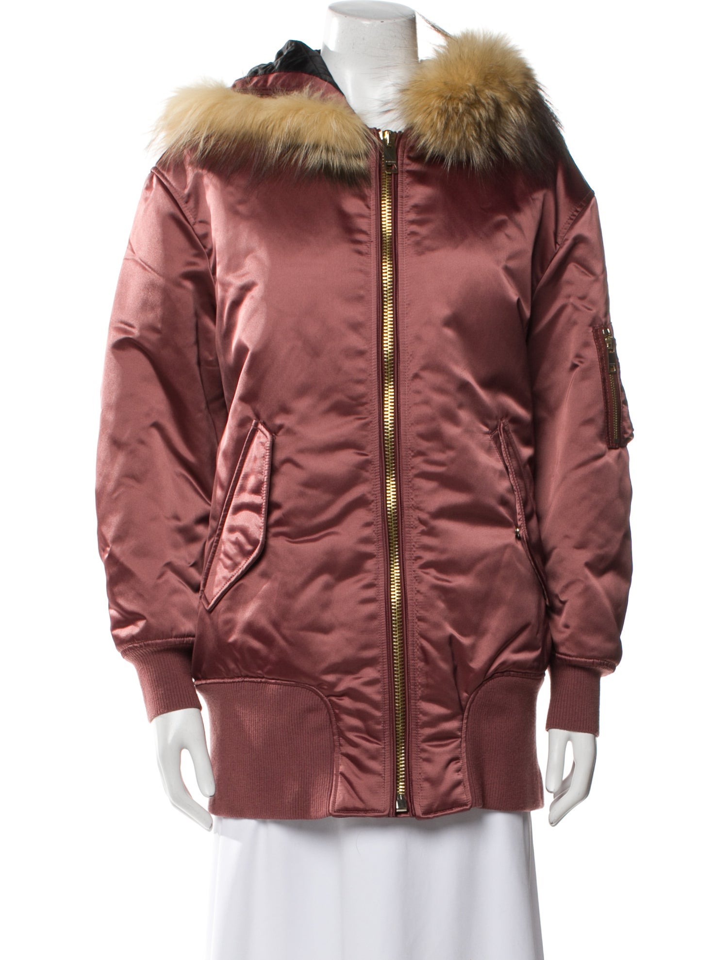 Burberry Faux Fur Coat