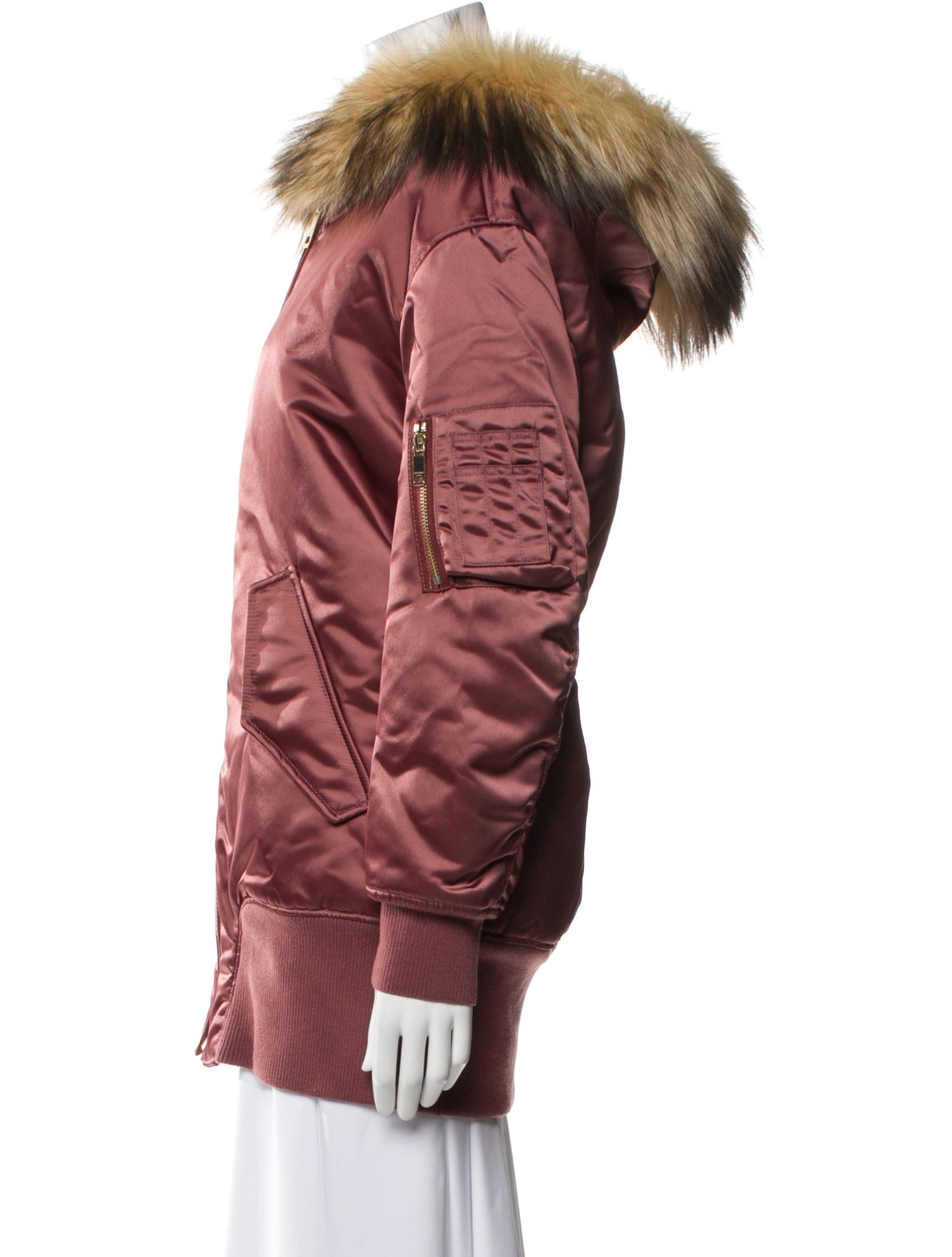 Burberry Faux Fur Coat