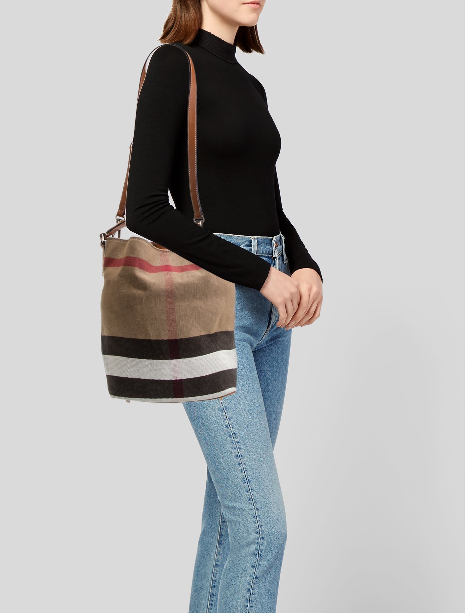 Burberry House Check Top Handle Bag