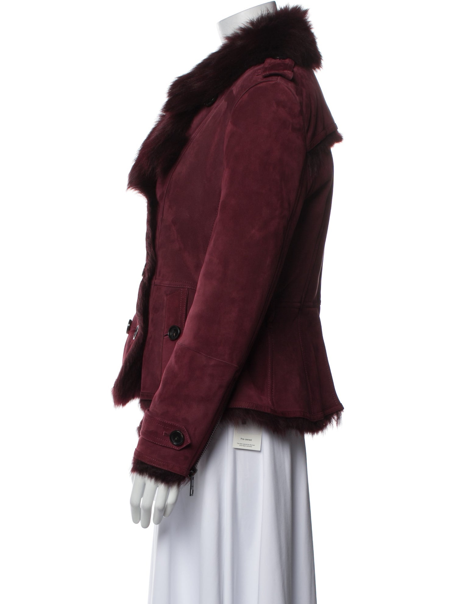 Burberry London Shearling Fur Jacket