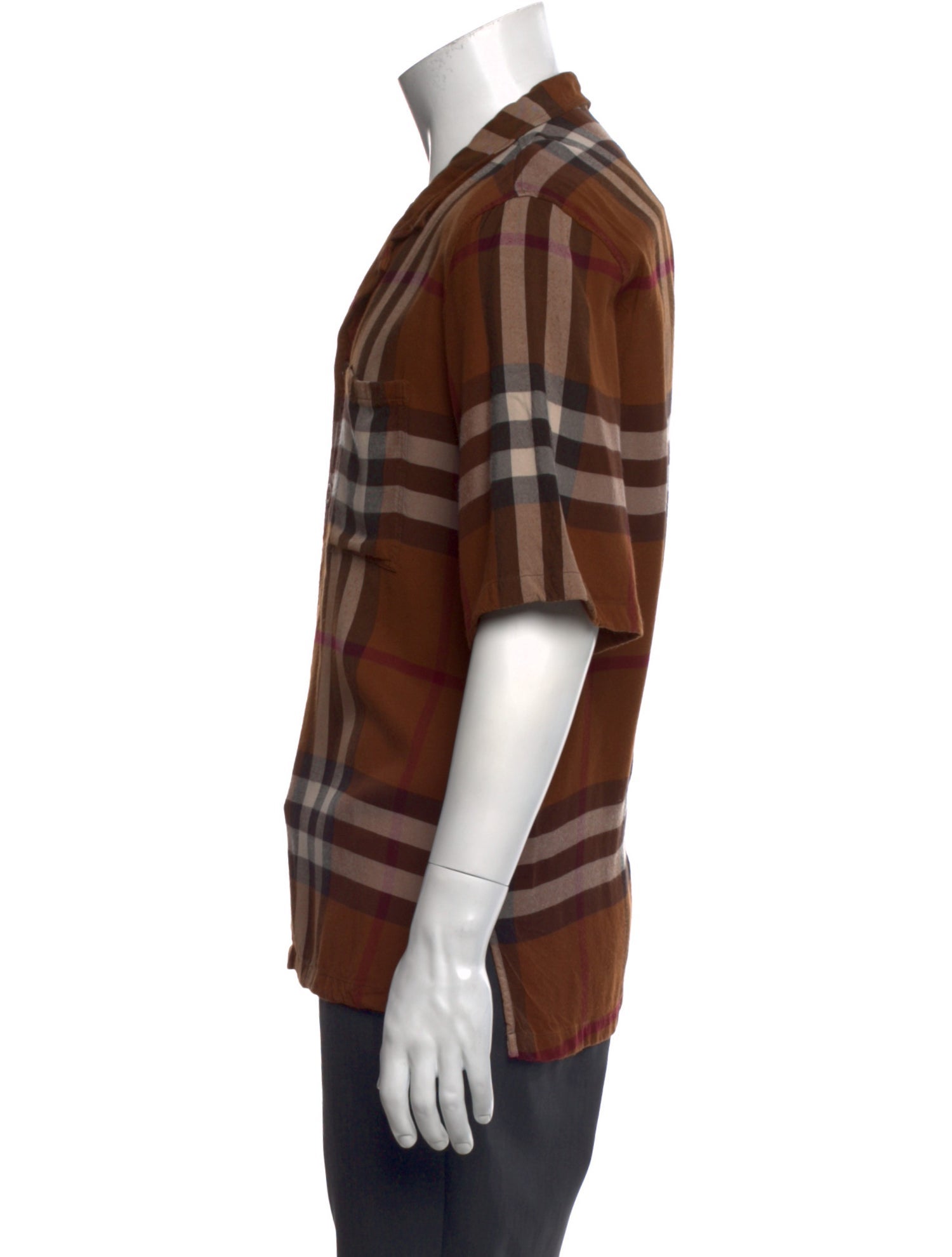 Burberry House Check Pattern Short Sleeve Shirt