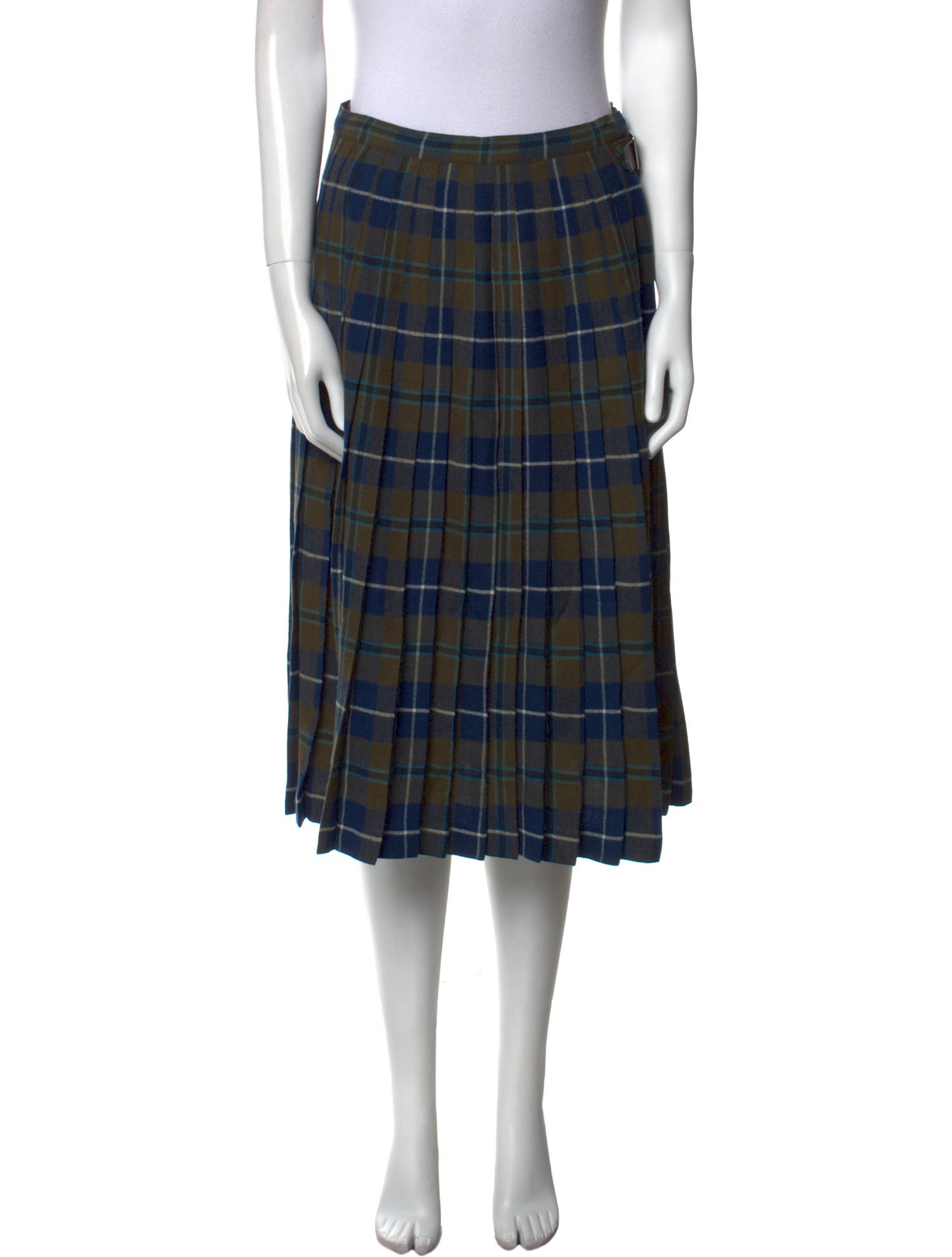 Burberry's Wool Midi Length Skirt