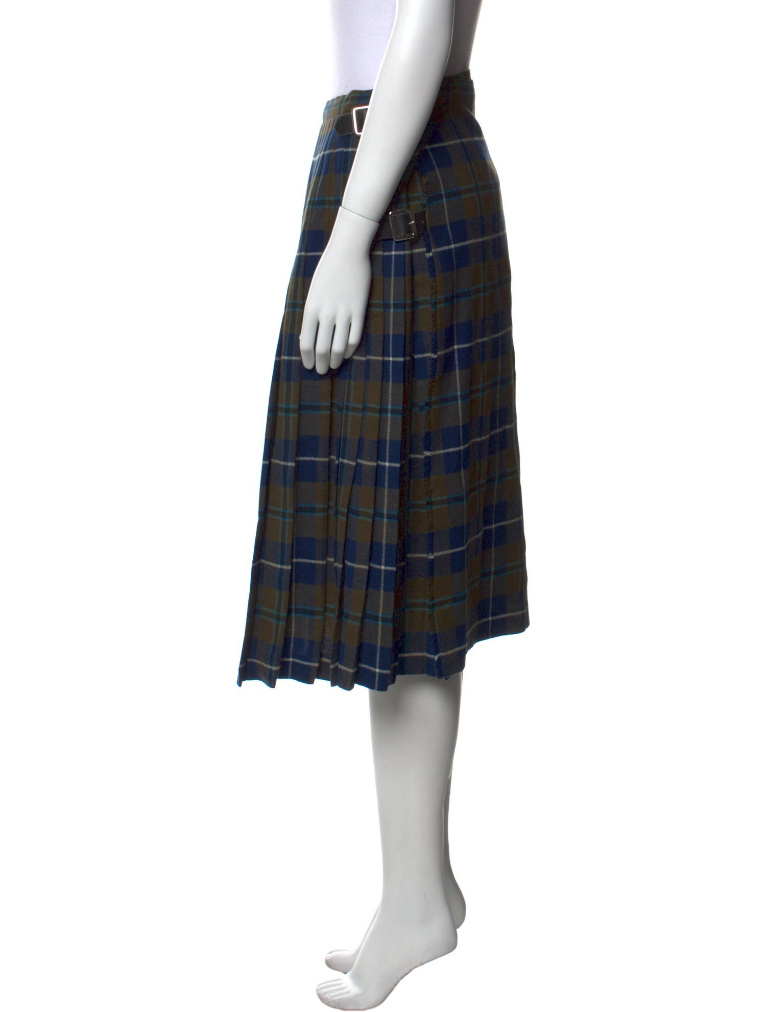 Burberry's Wool Midi Length Skirt