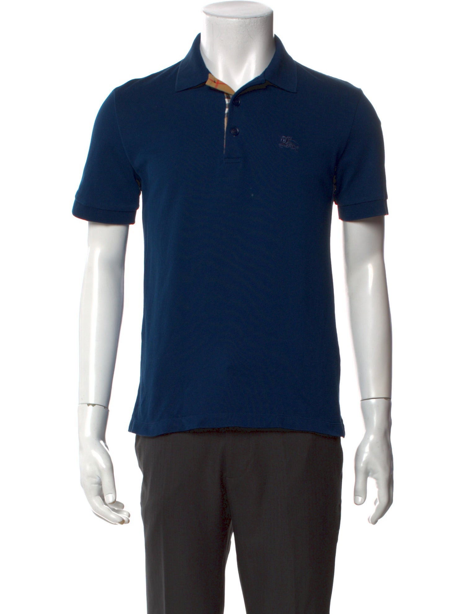 Burberry Crew Neck Short Sleeve Polo Shirt