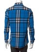 Burberry Nova Check Pattern Long Sleeve Shirt