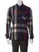 Burberry Exploded Check Pattern Long Sleeve Shirt