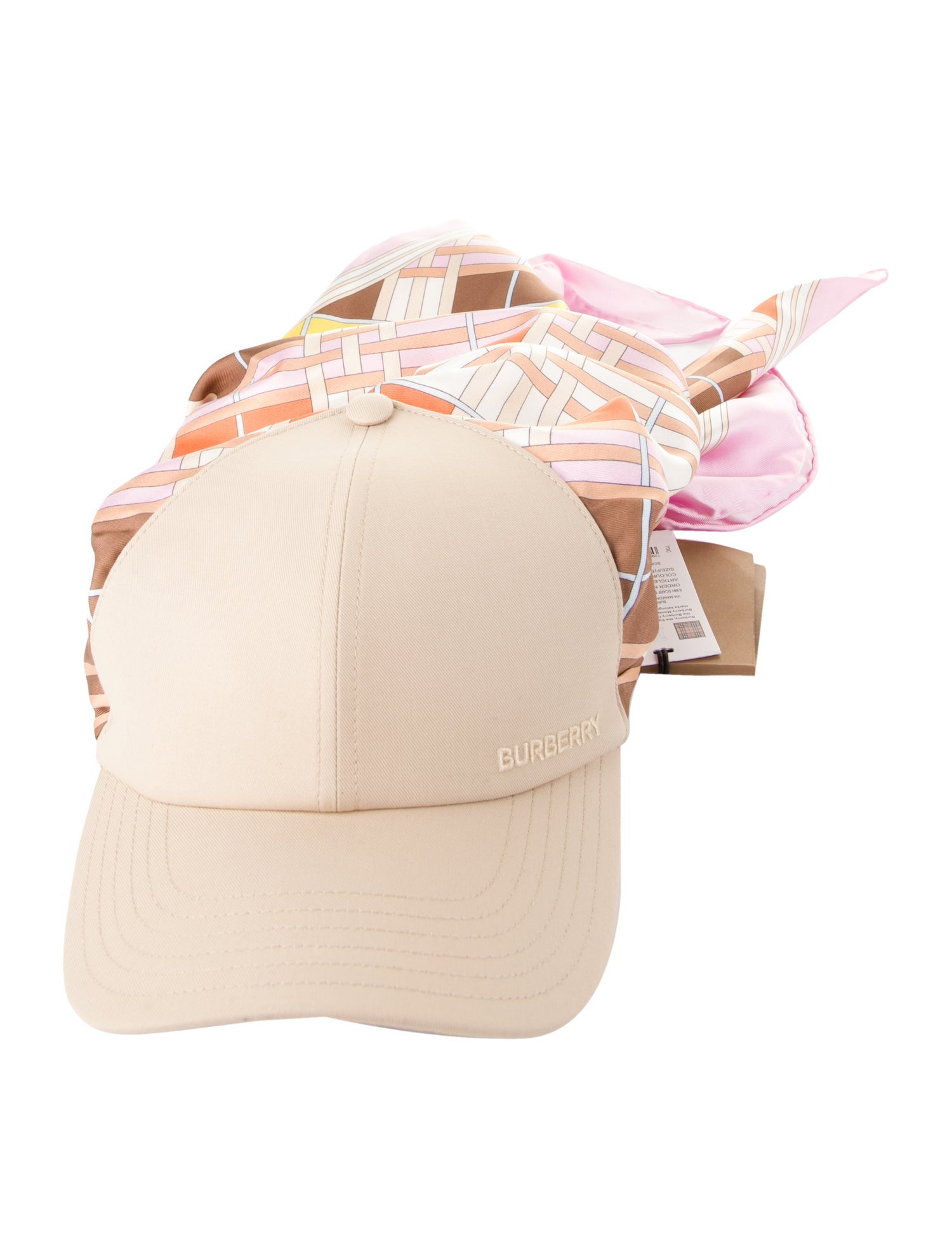 Burberry Scarf Tie Baseball Cap