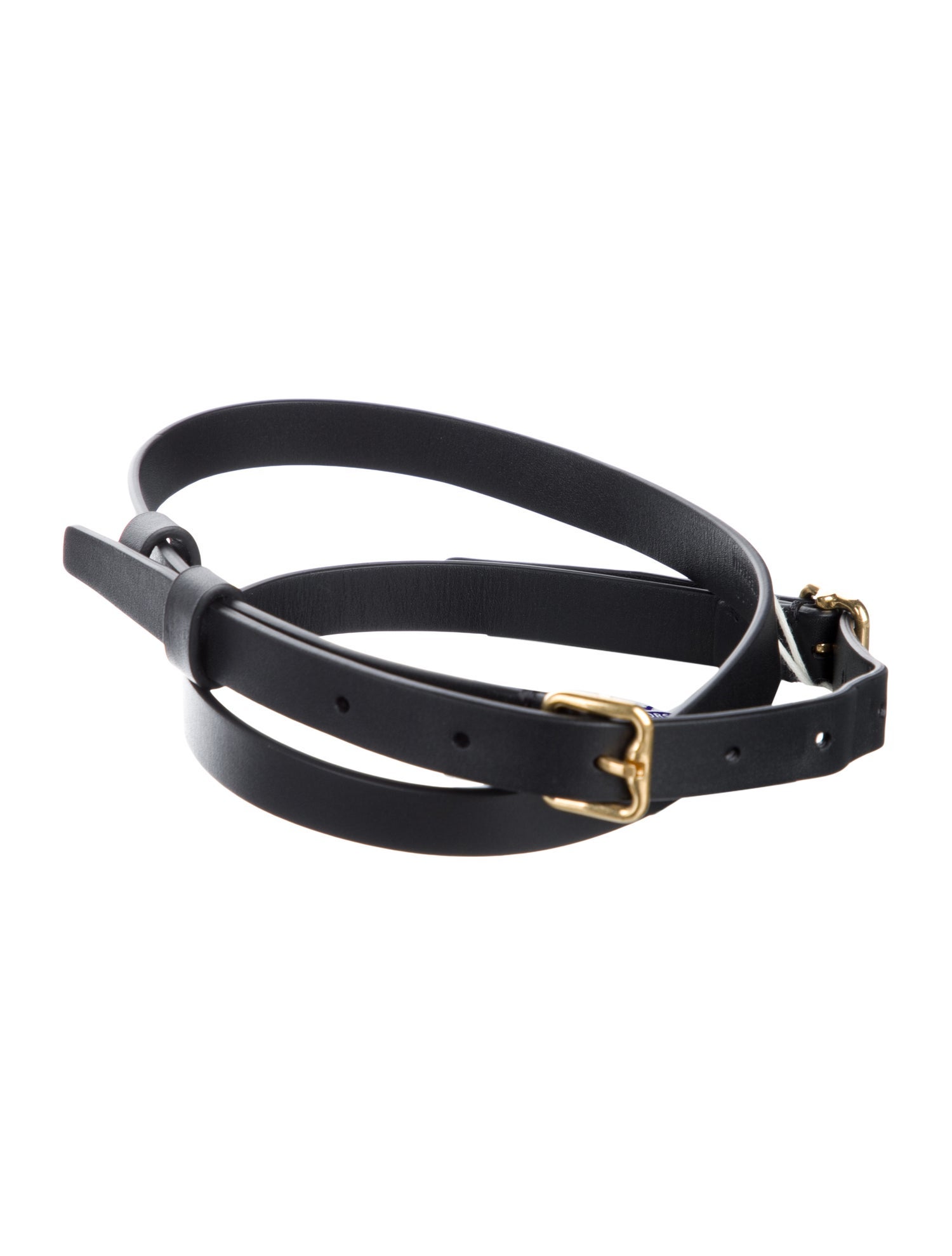 Burberry Skinny Leather Belt