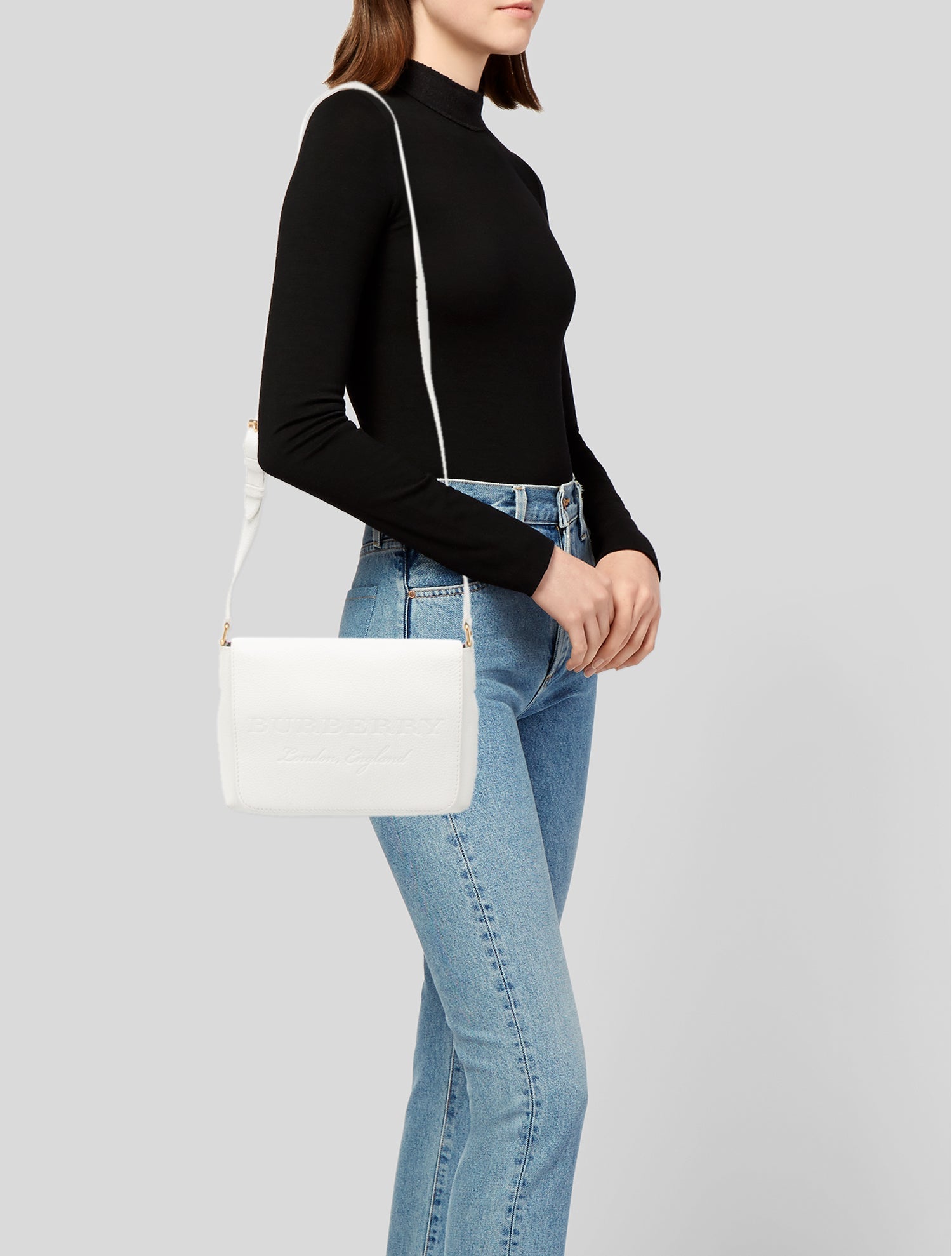 Burberry Leather Shoulder Bag