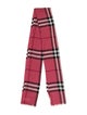 Burberry Wool Nova Check Pattern Scarf