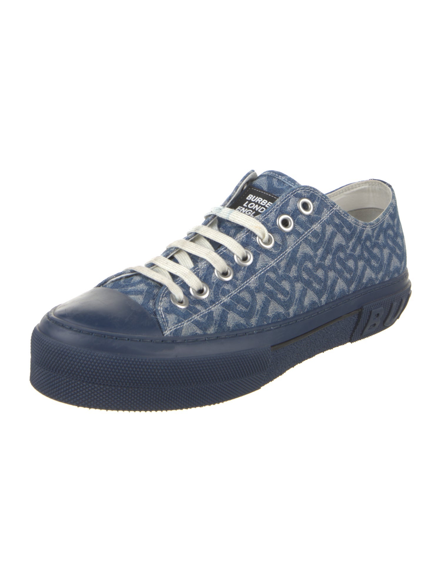 Burberry Denim Printed Sneakers