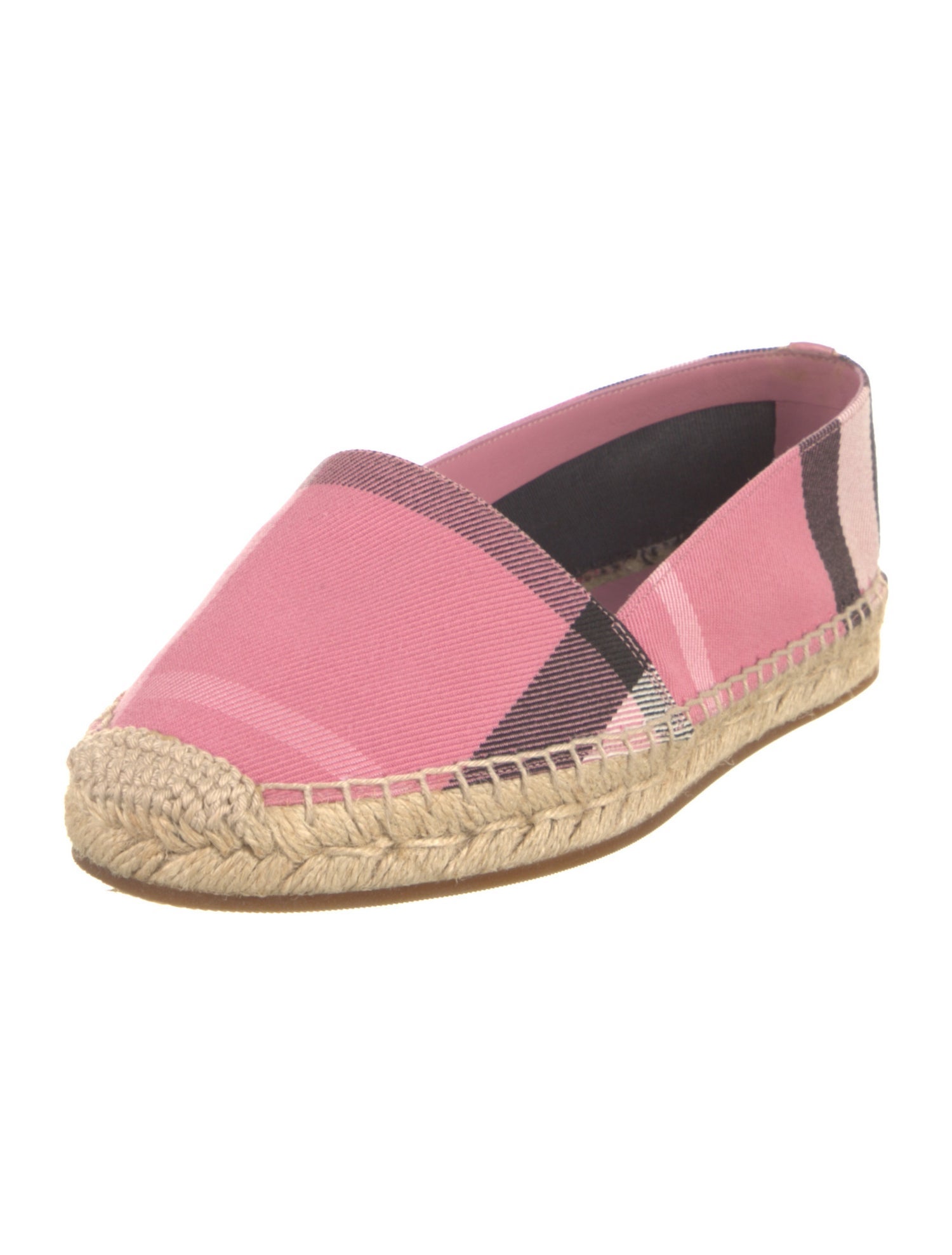 Burberry House Check Pattern Canvas Espadrilles