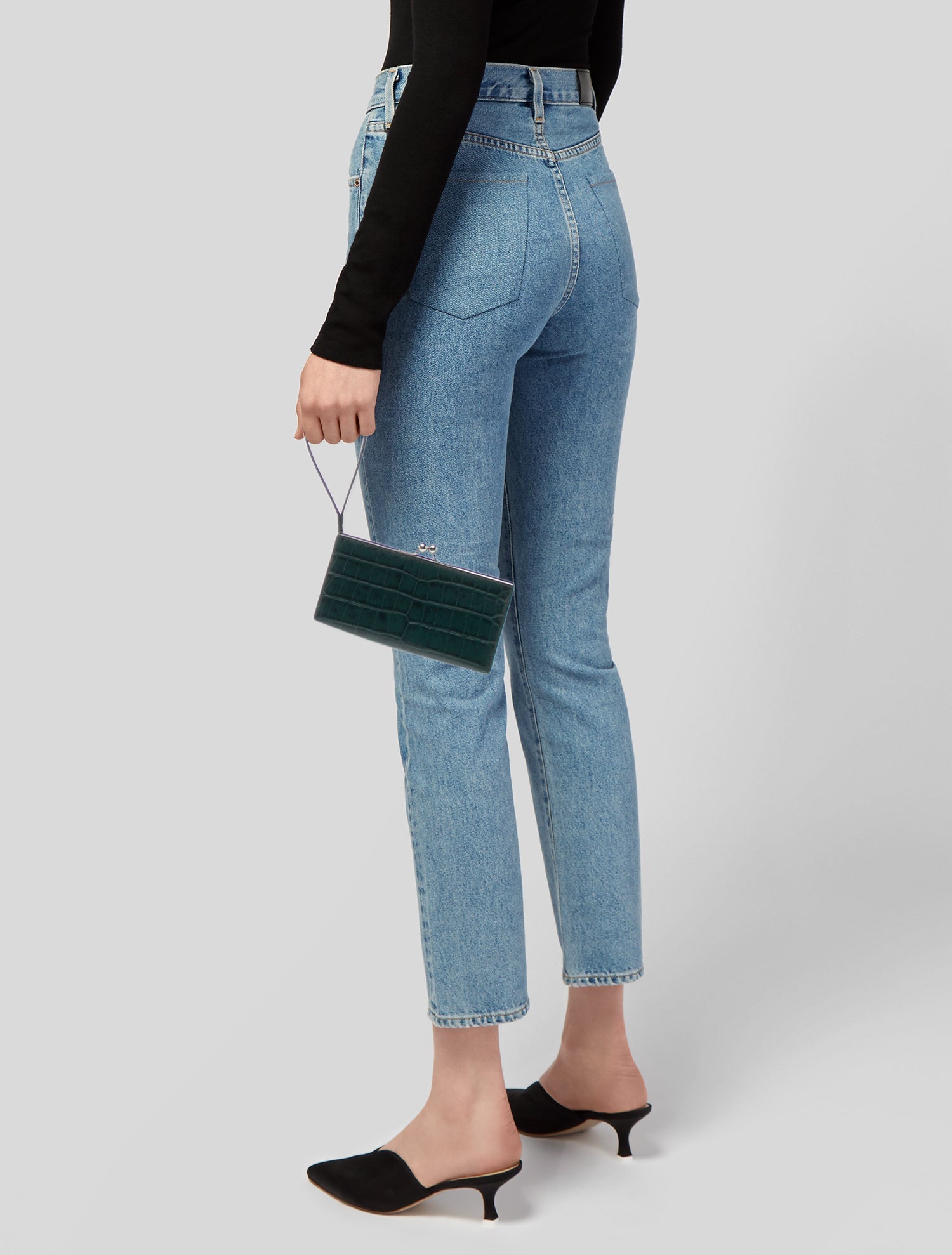 Burberry London Embossed Leather Minaudière