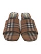 Burberry Nova Check Pattern Slides