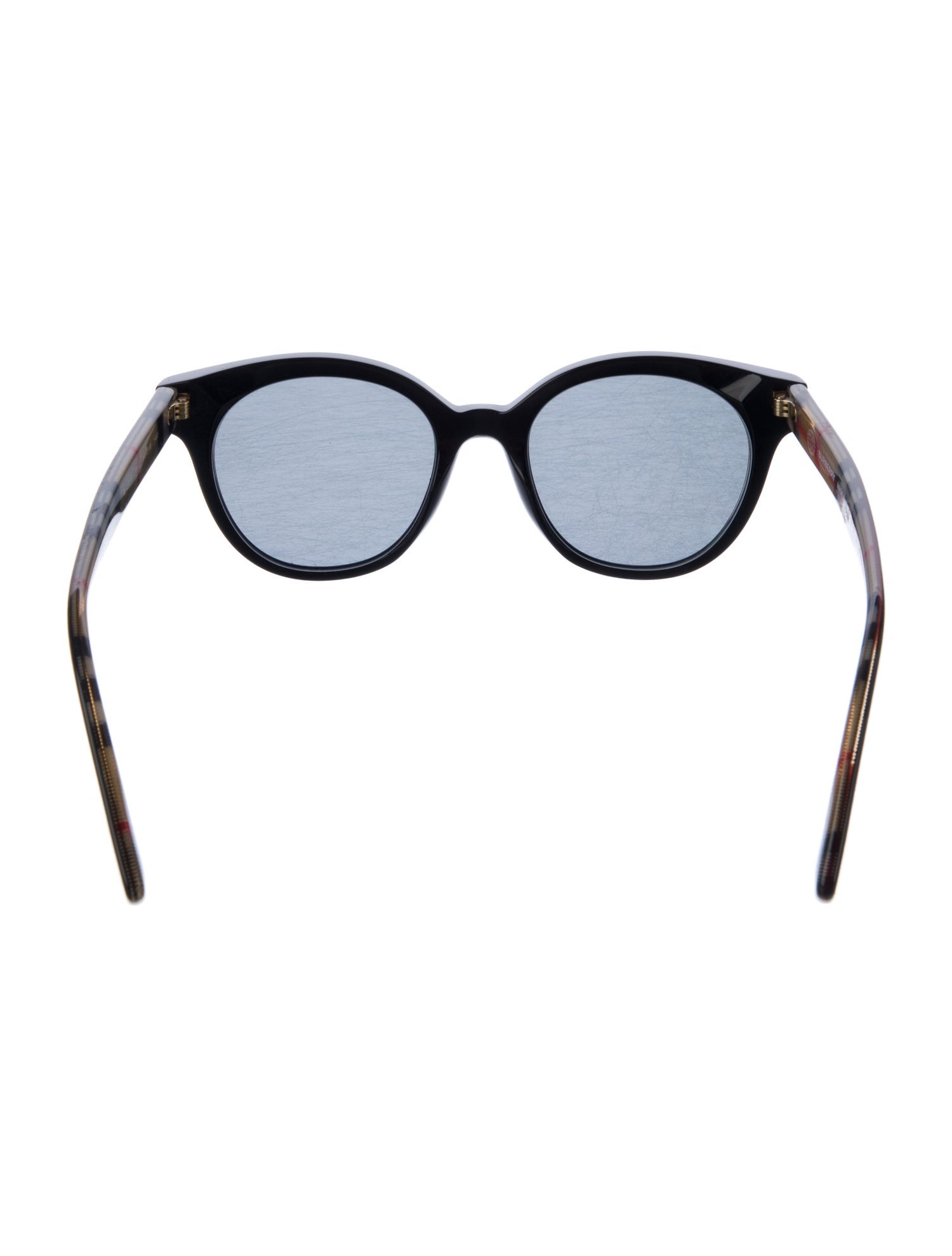 Burberry House Check Pattern Wayfarer Sunglasses