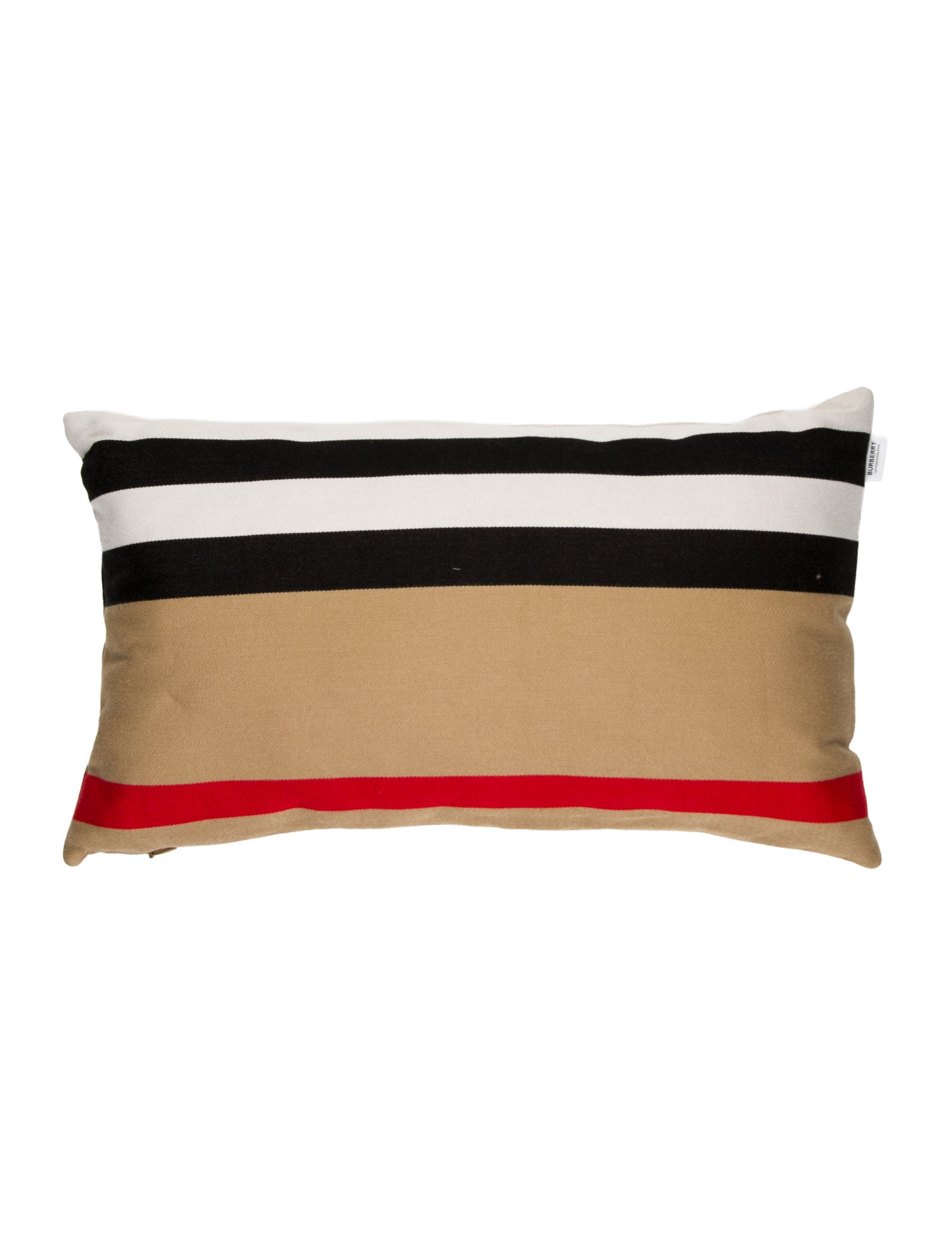 Burberry Icon Stripe Throw Pillow w/ Tags