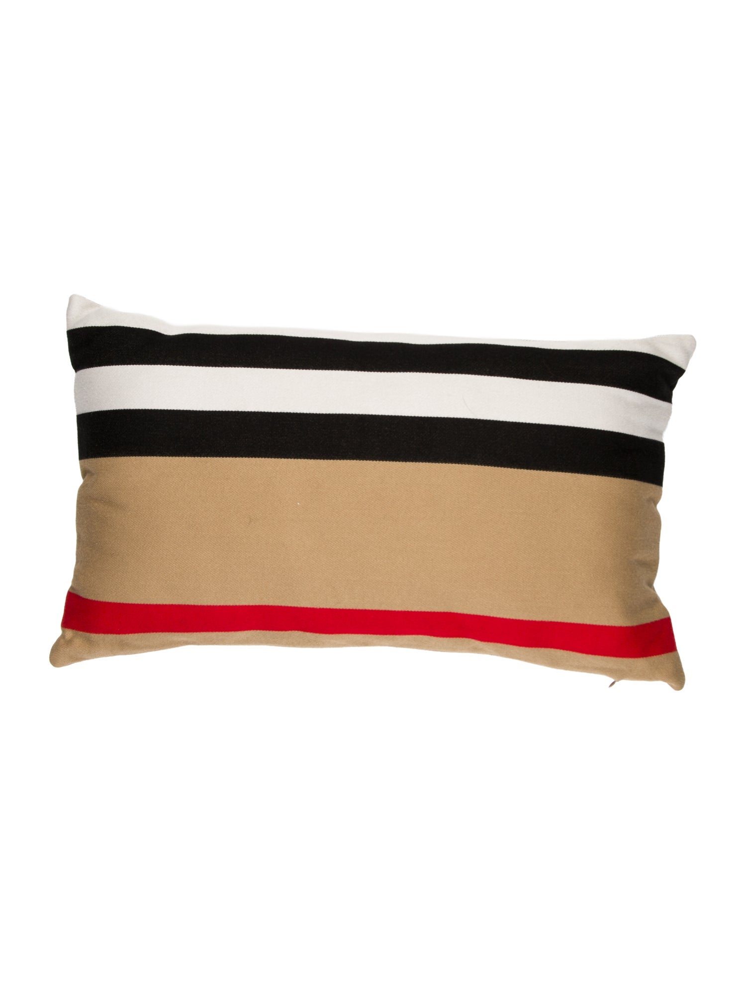 Burberry Icon Stripe Throw Pillow w/ Tags
