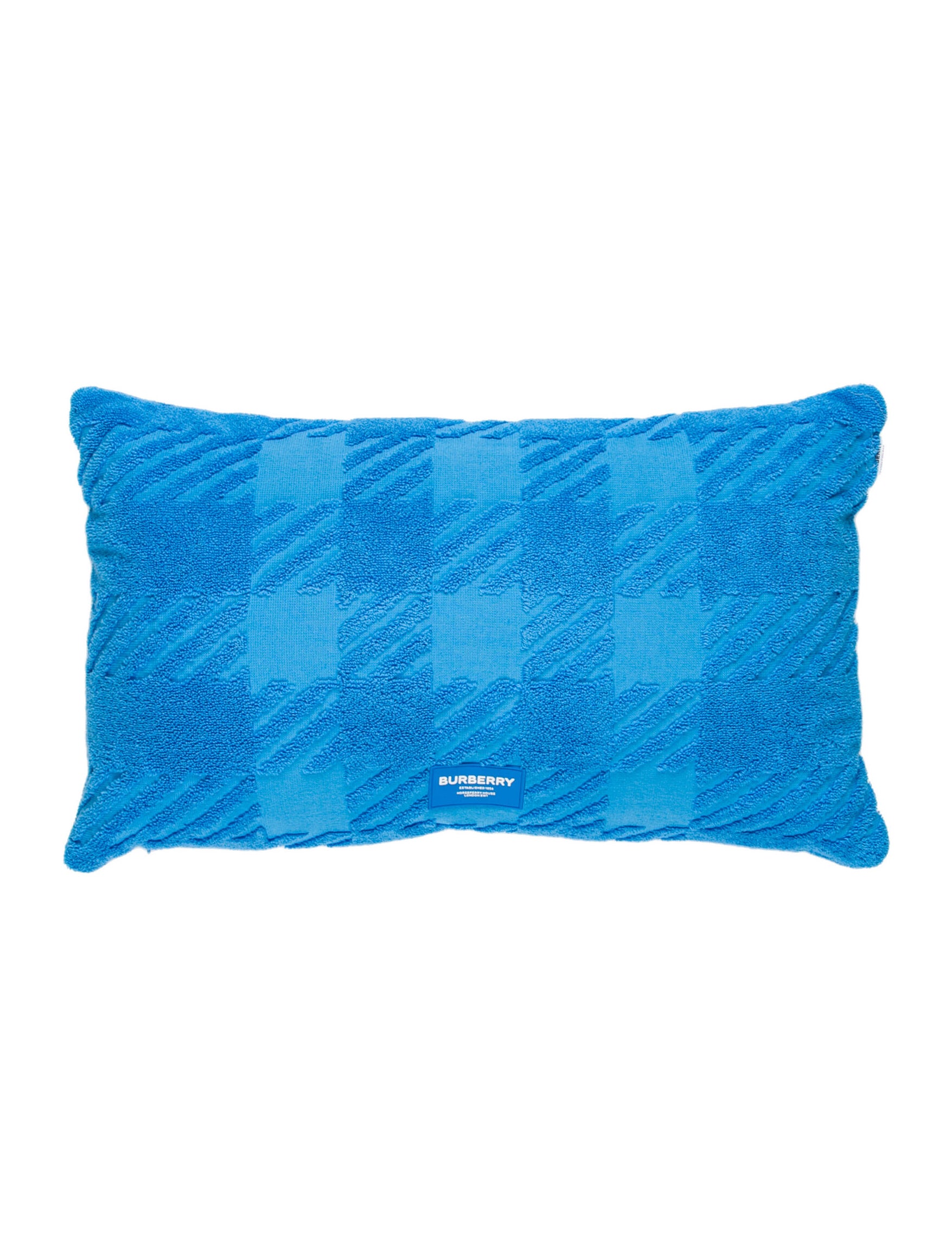 Burberry Jacquard Check Terry Cloth Cushion w/ Tags