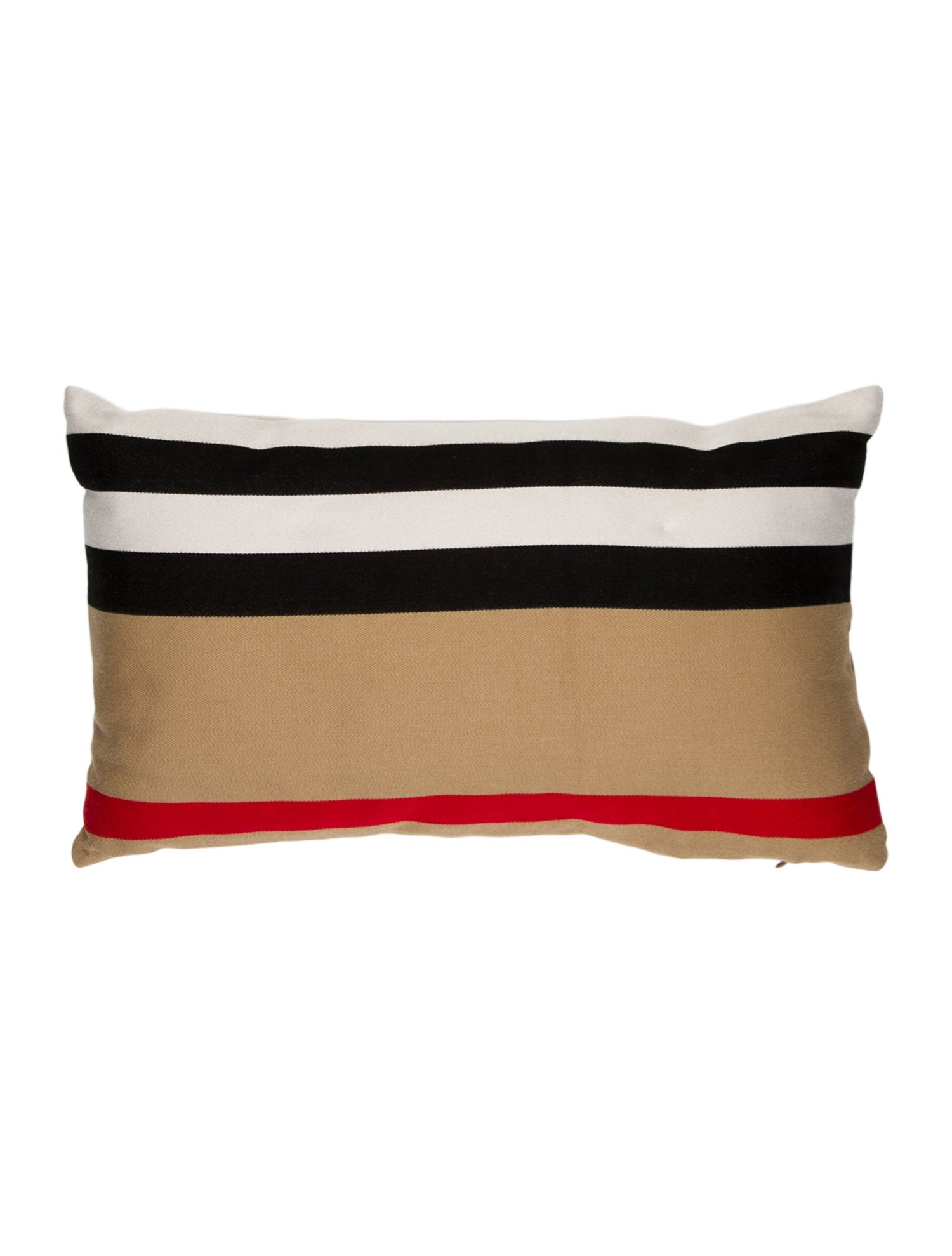 Burberry Icon Stripe Throw Pillow w/ Tags