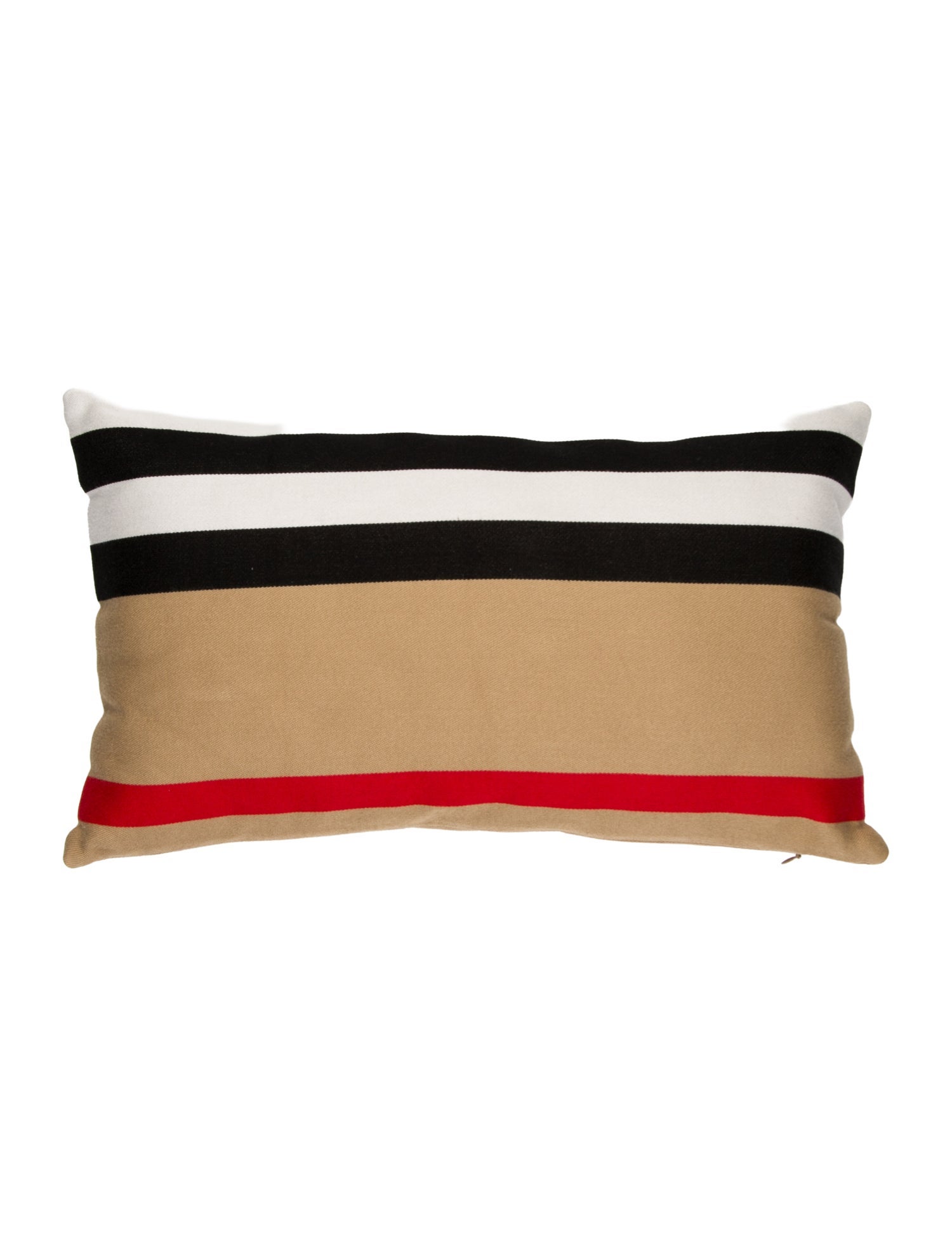 Burberry Icon Stripe Throw Pillow w/ Tags