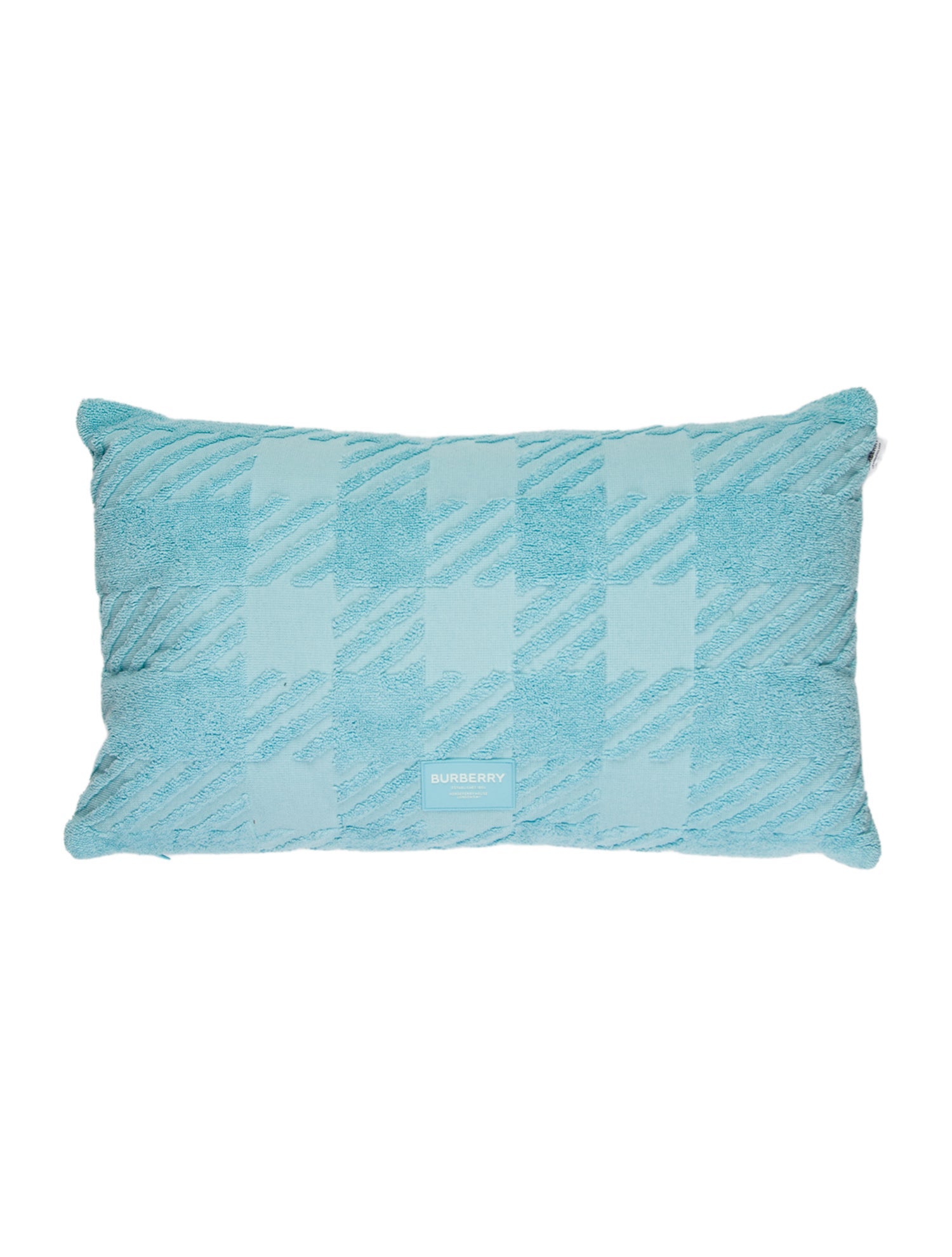 Burberry Jacquard Check Terry Cloth Cushion w/ Tags