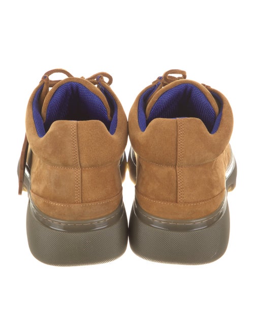 Burberry Suede Lace-Up Boots